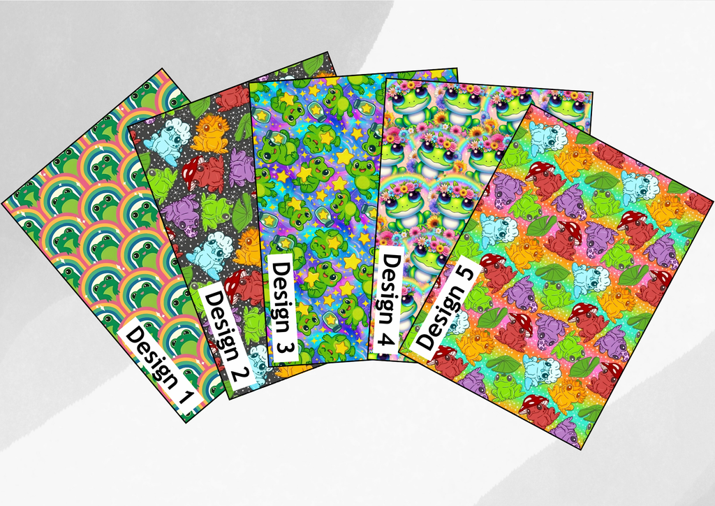 Rainbow Frogs tubie tape | medical retention tape | ng, oxygen, stoma