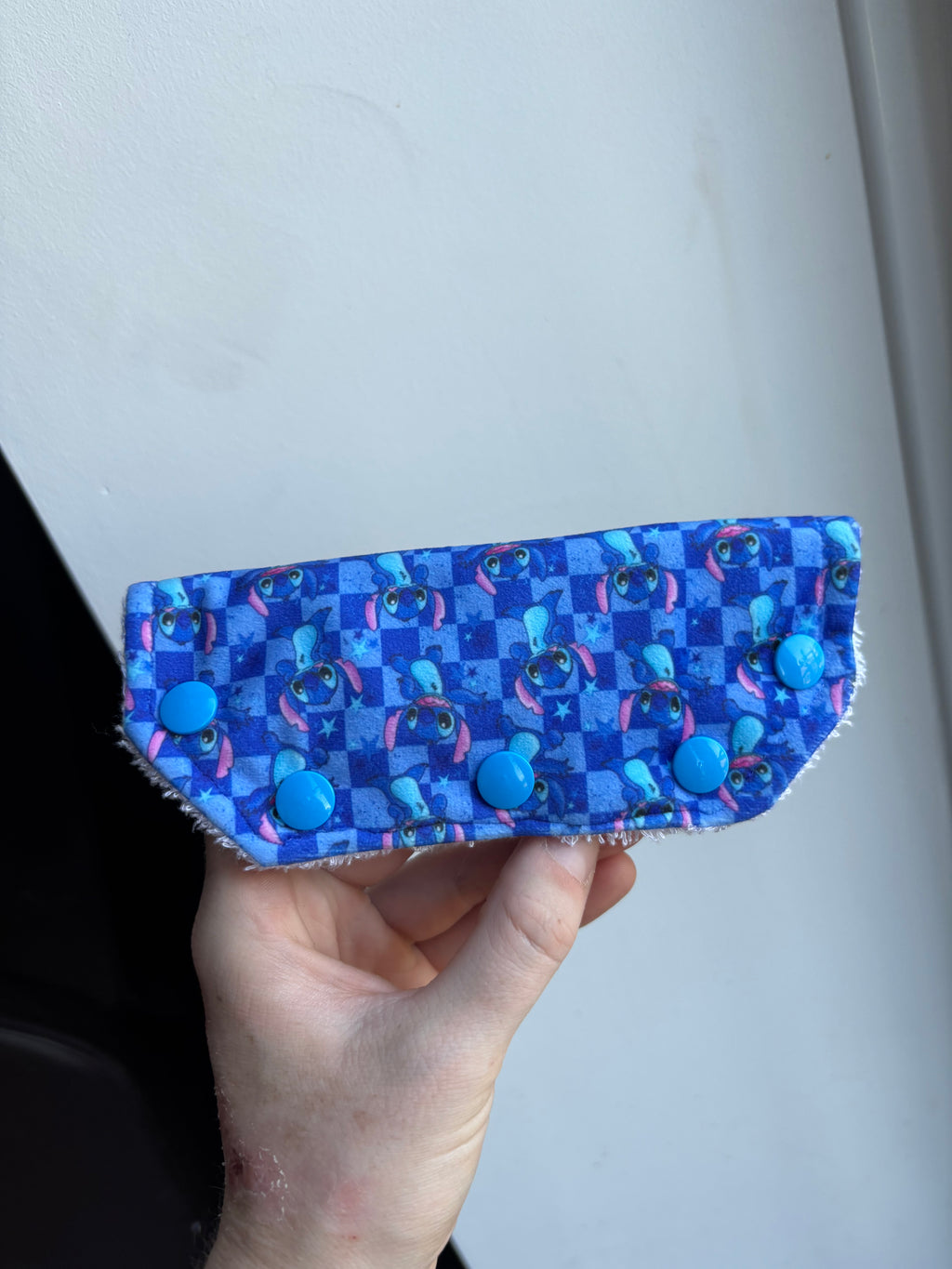 Blue alien port/valve cover - MULTIPLE PATTERNS - absorbent soft line cover