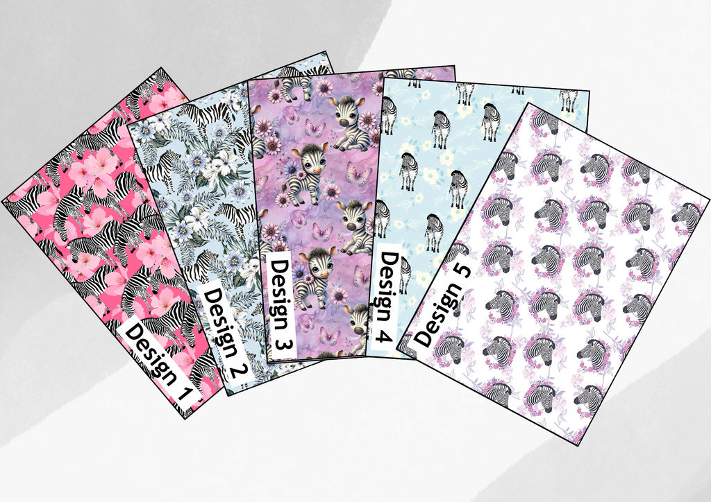 Floral zebra tubie tape | medical retention tape | ng, oxygen, stoma