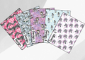Floral zebra tubie tape | medical retention tape | ng, oxygen, stoma