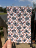 Checkered butterflies tubie tape | medical retention tape | ng, oxygen, stoma