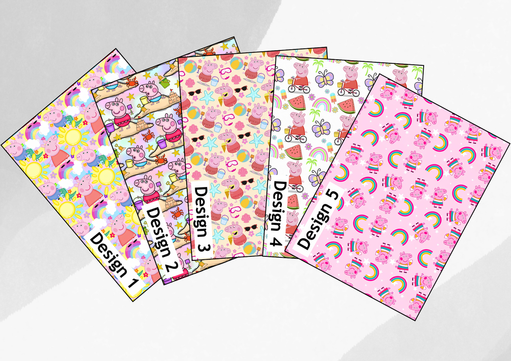 pink pig summer tubie tape | medical retention tape | ng, oxygen, stoma