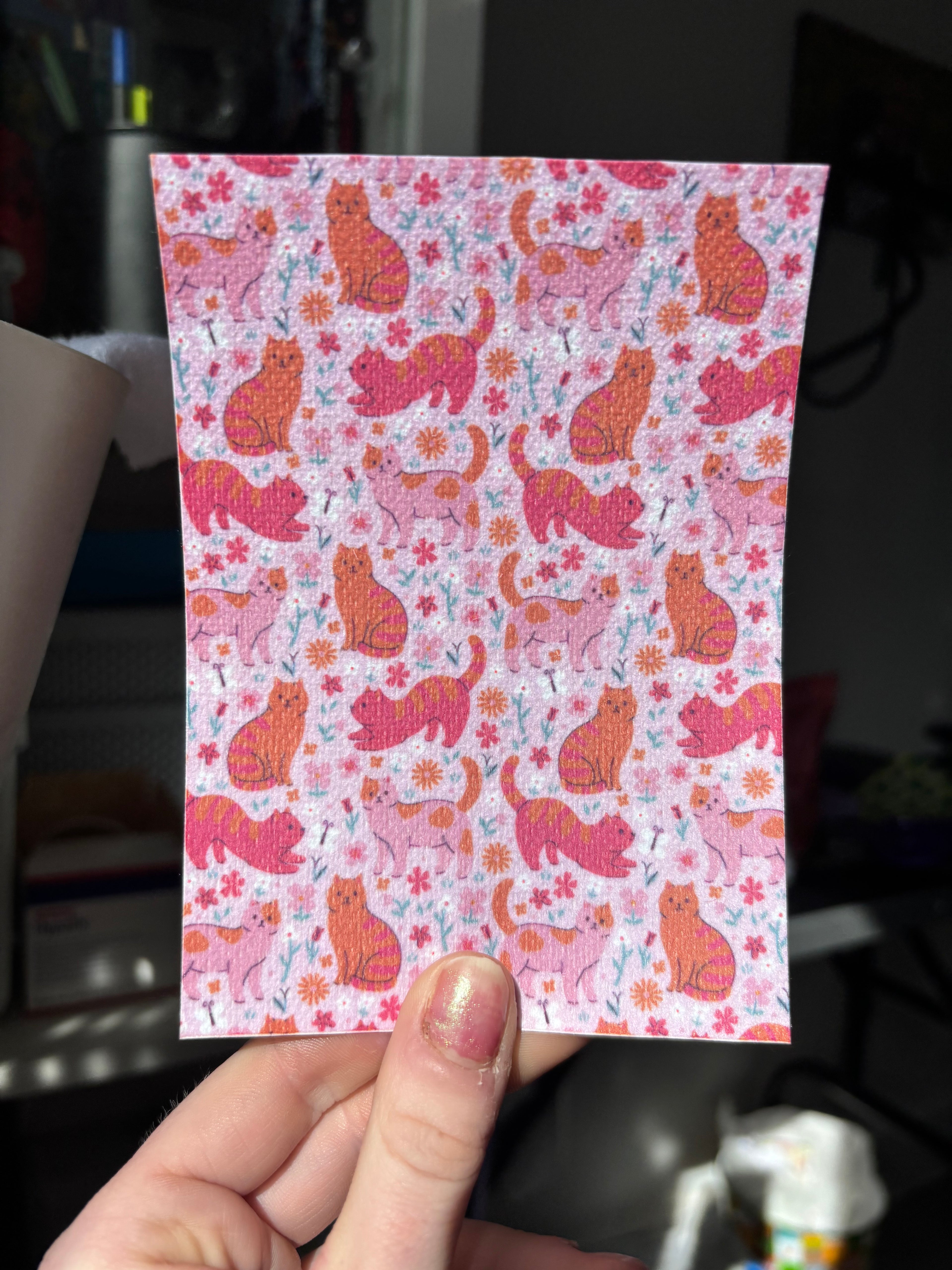 Pink cats tubie tape | medical retention tape | ng, oxygen, stoma