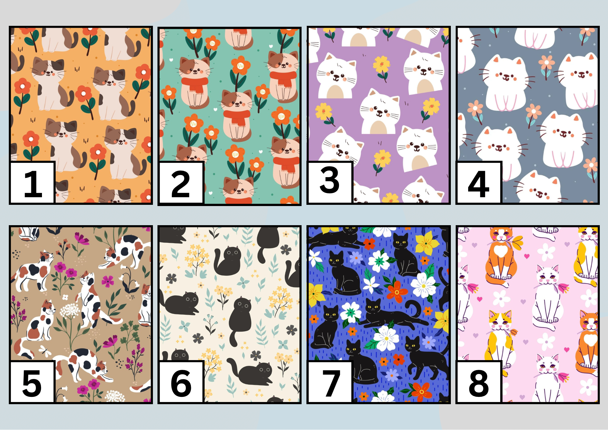 Floral cats tubie set - MULTIPLE PATTERNS - absorbent soft line cover and matching clip