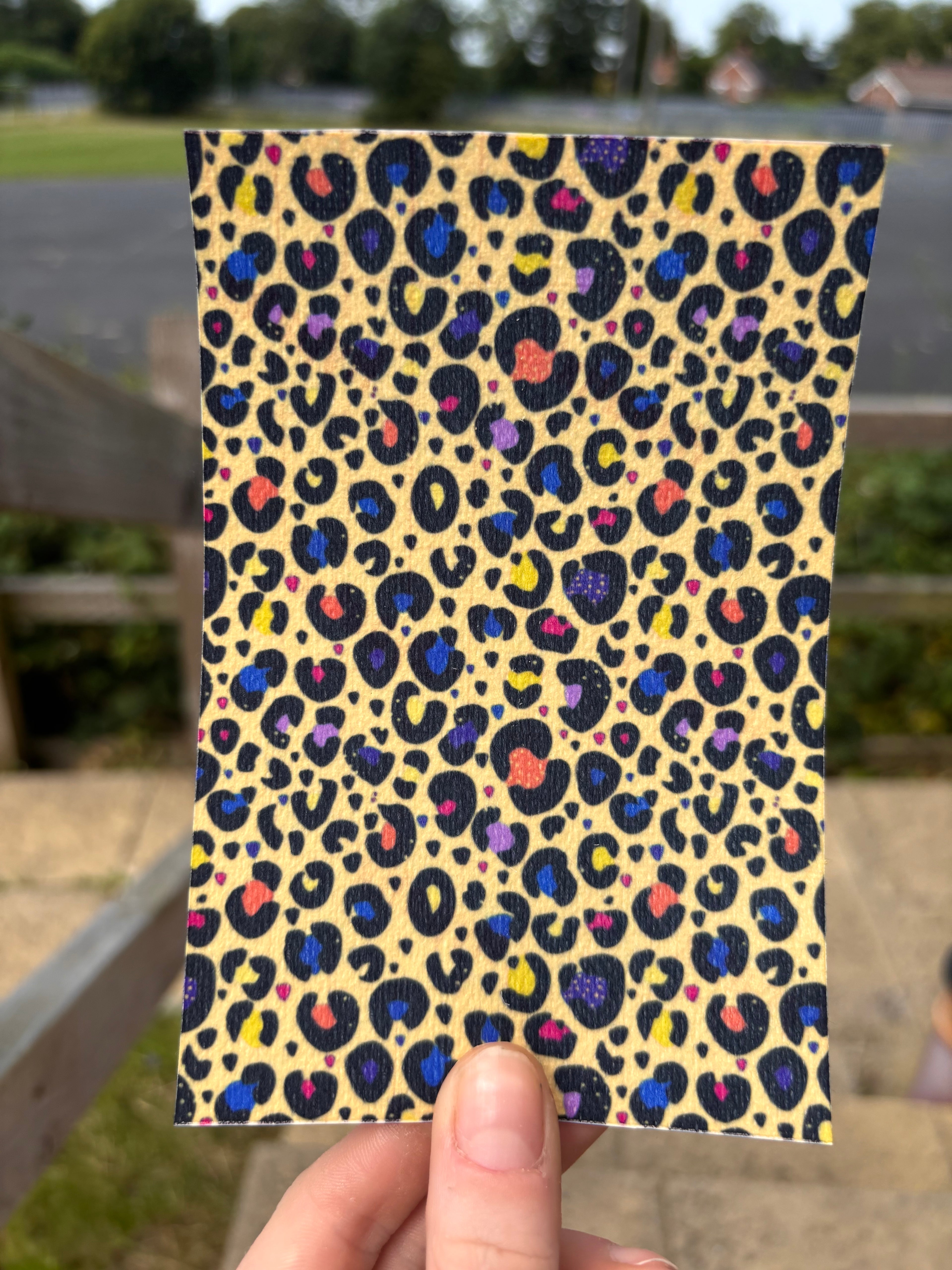 Leopard print tubie tape | medical retention tape | ng, oxygen, stoma