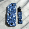 Shooting stars tubie set - MULTIPLE PATTERNS - absorbent soft line cover and clip