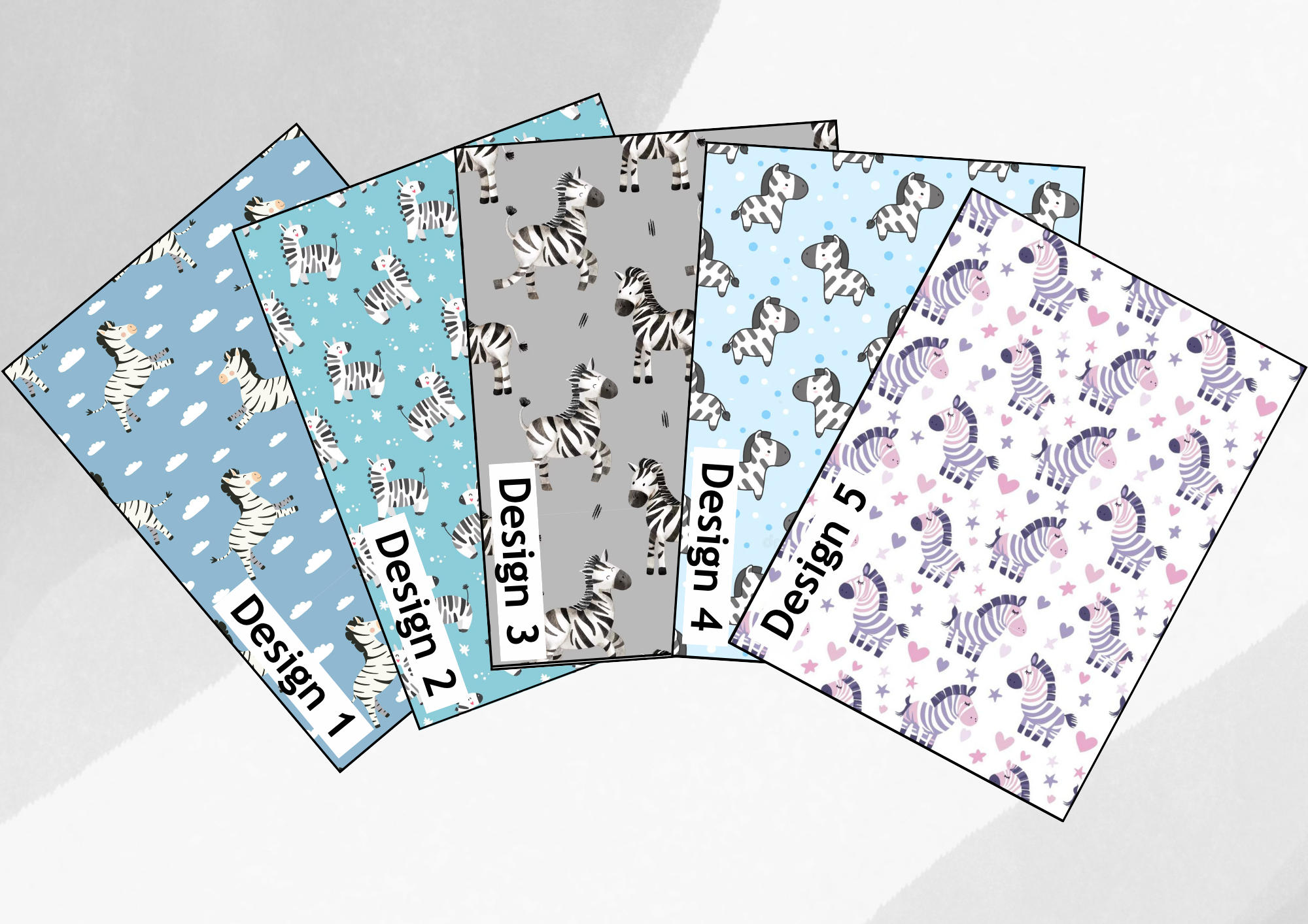 Little blue zebra tubie tape | medical retention tape | ng, oxygen, stoma