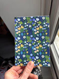 Navy floral tubie tape | medical retention tape | ng, oxygen, stoma