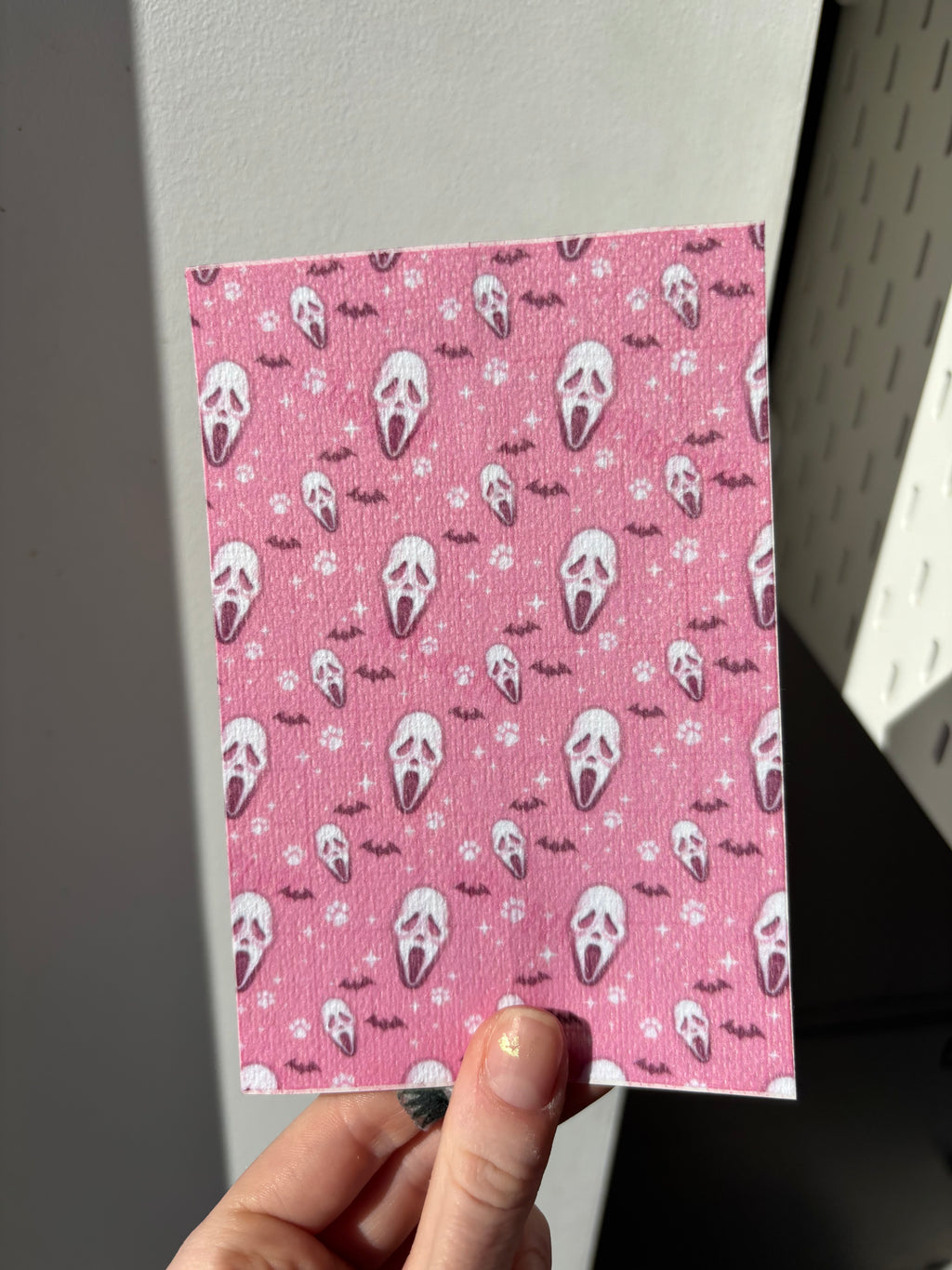 Pink ghost paws tubie tape | medical retention tape | ng, oxygen, stoma