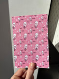 Pink ghost paws tubie tape | medical retention tape | ng, oxygen, stoma