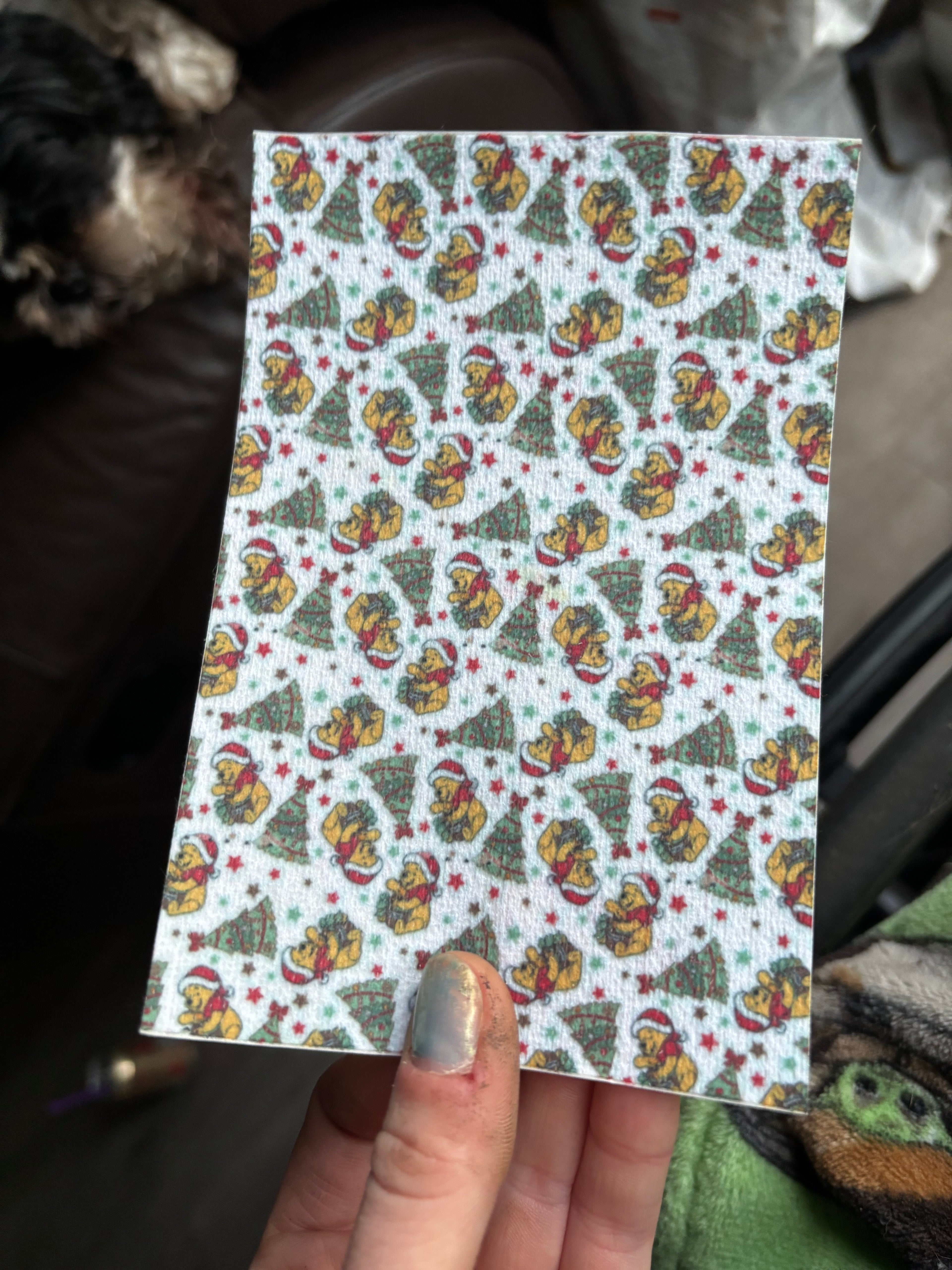 Festive bear tubie tape