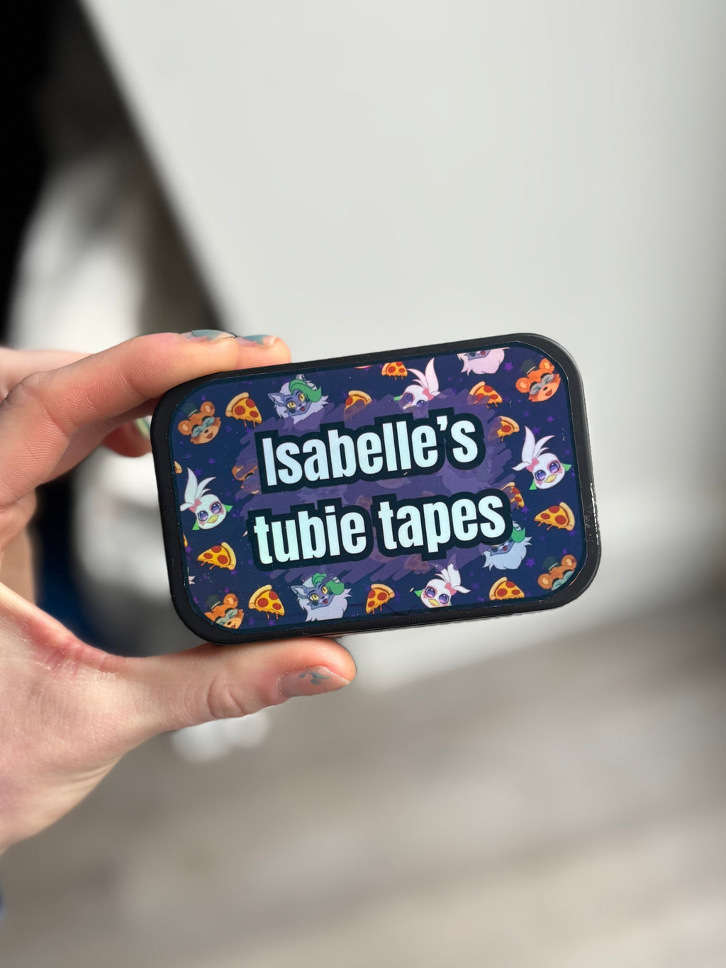 Freddy tubie tape tin - medical adhesive tape container perfect for travelling
