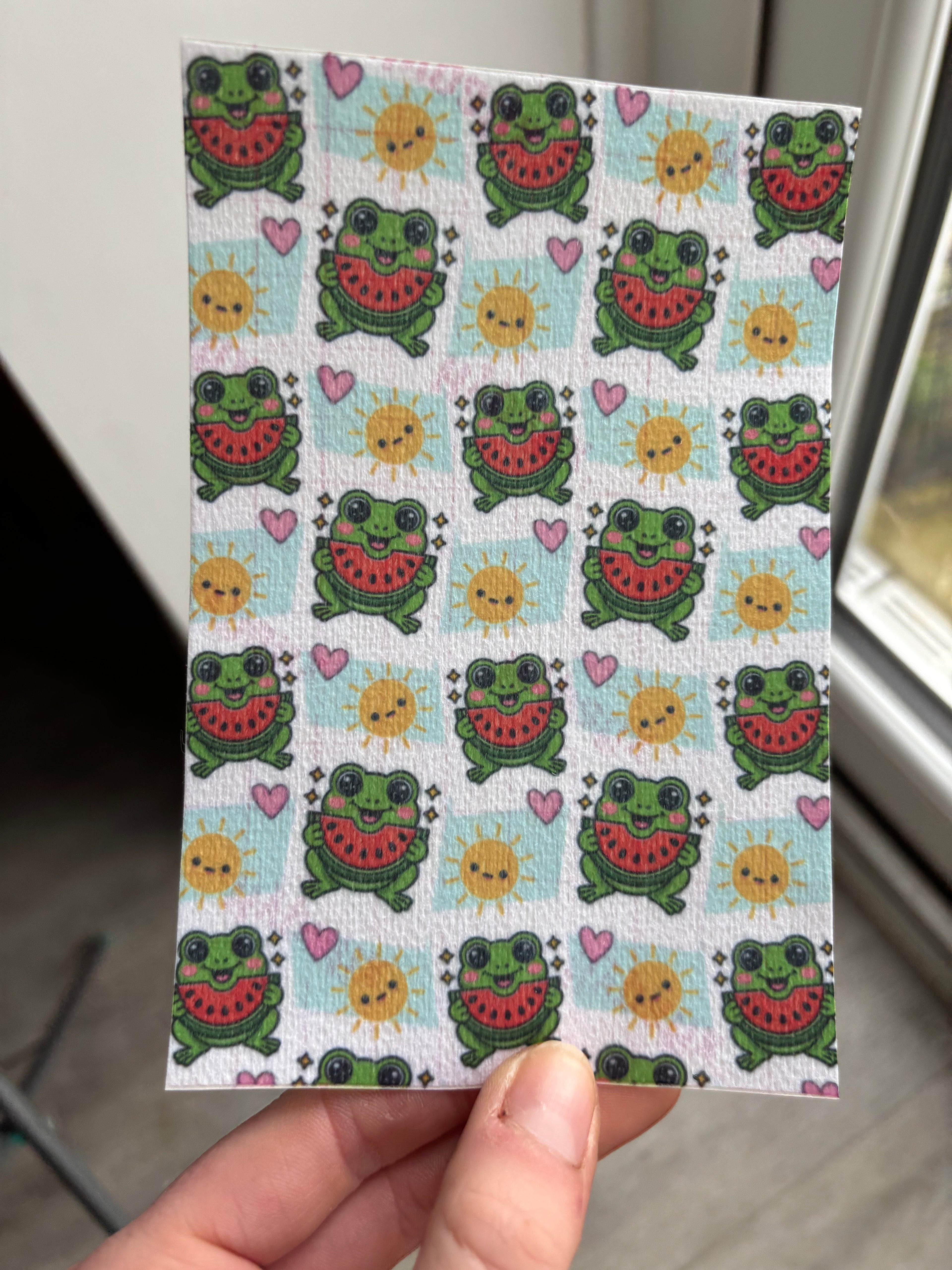 EXCLUSIVE watermelon frog tubie tape | medical retention tape | ng, oxygen, stoma