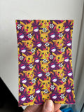 Floral yellow poke tubie tape | medical retention tape | ng, oxygen, stoma