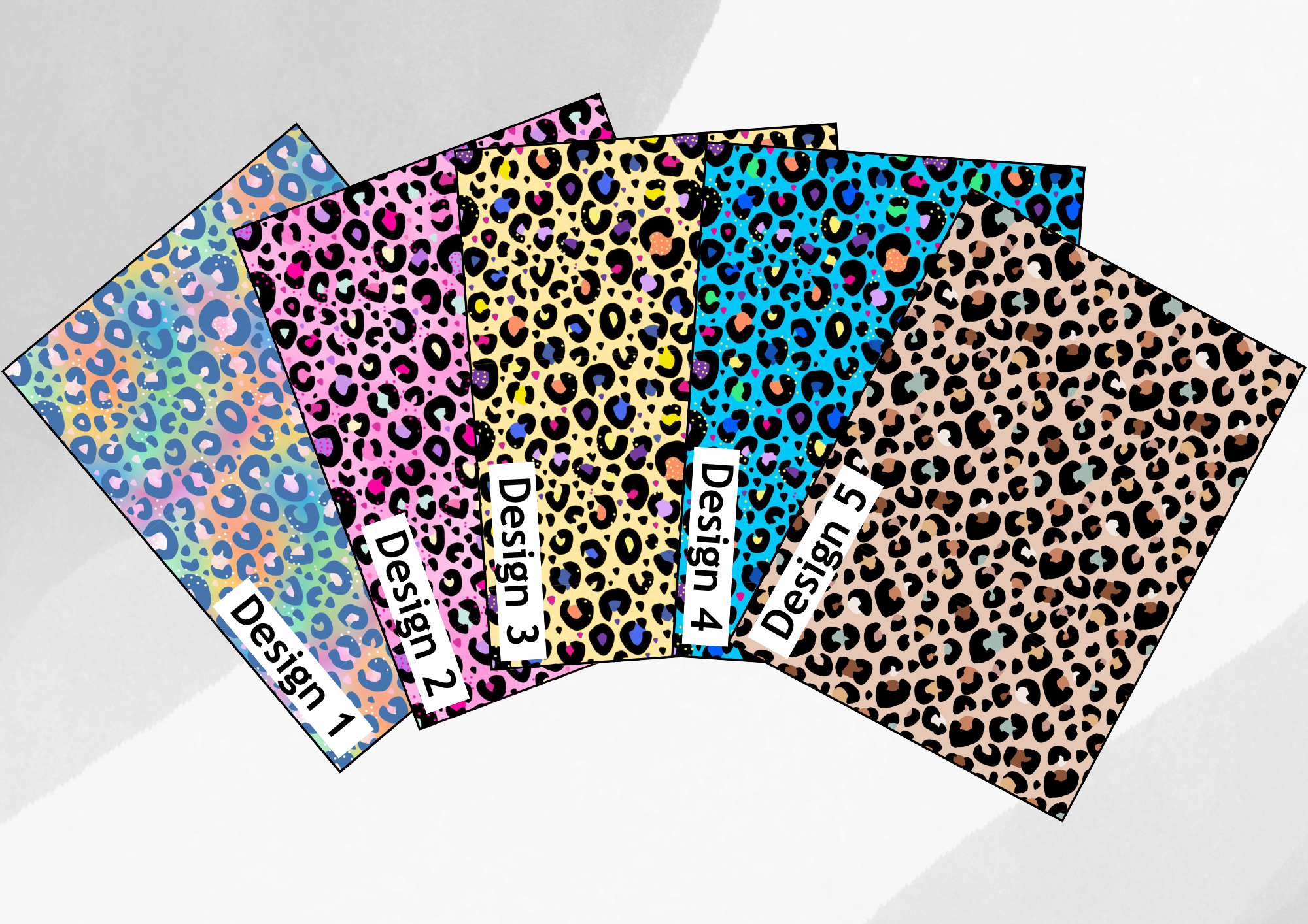 Leopard print tubie tape | medical retention tape | ng, oxygen, stoma