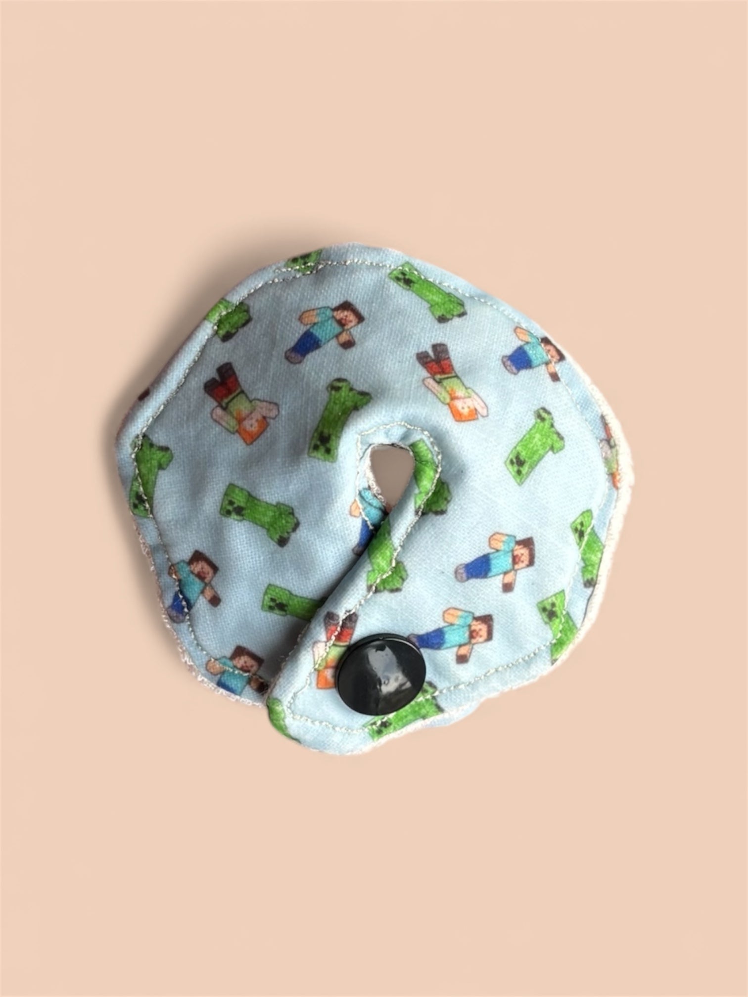 Steve tummy pad - MULTIPLE PATTERNS - absorbent soft g tube cover - stoma, catheter, feeding tube