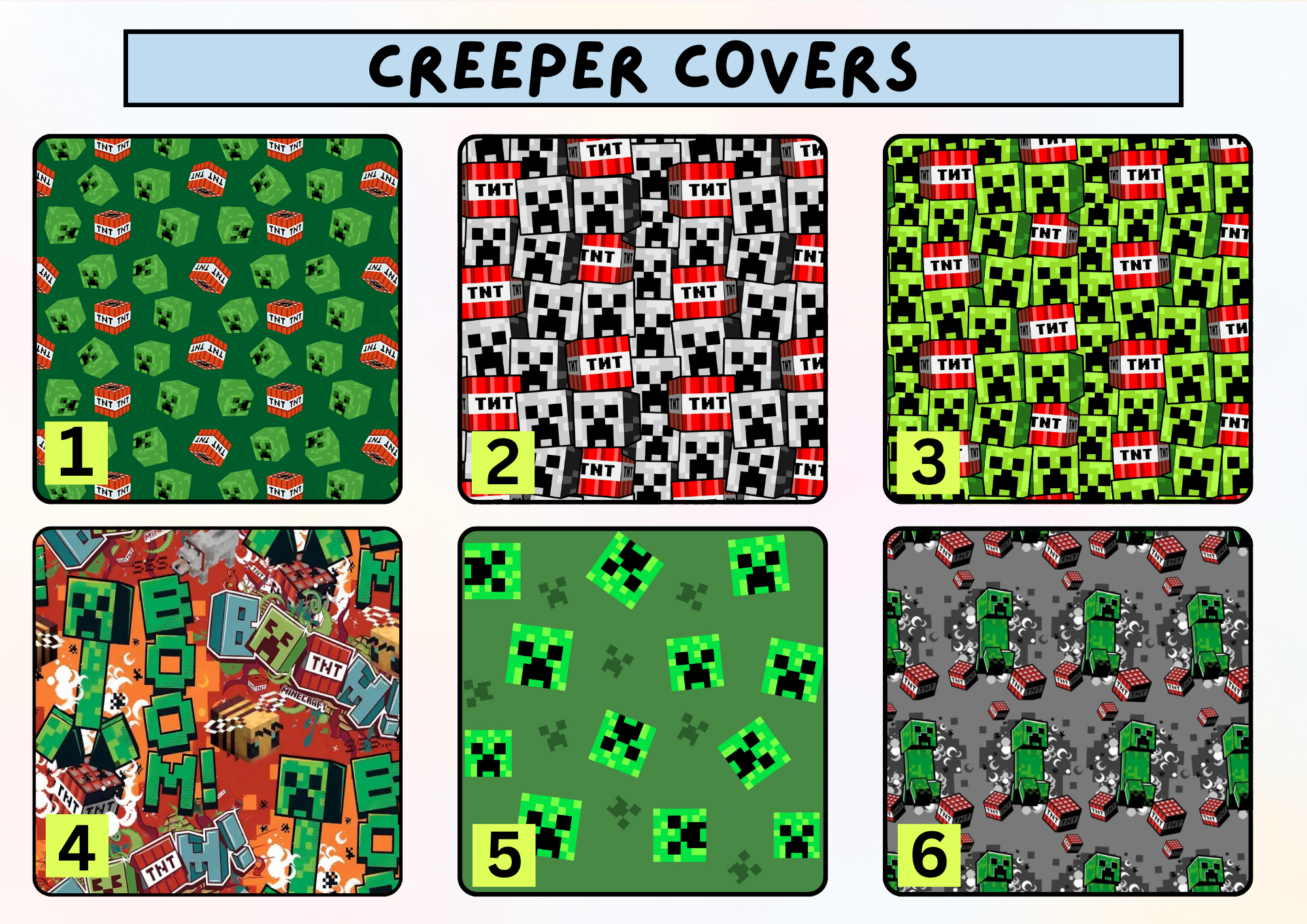 Creeper game port/valve cover - MULTIPLE PATTERNS - absorbent soft line cover