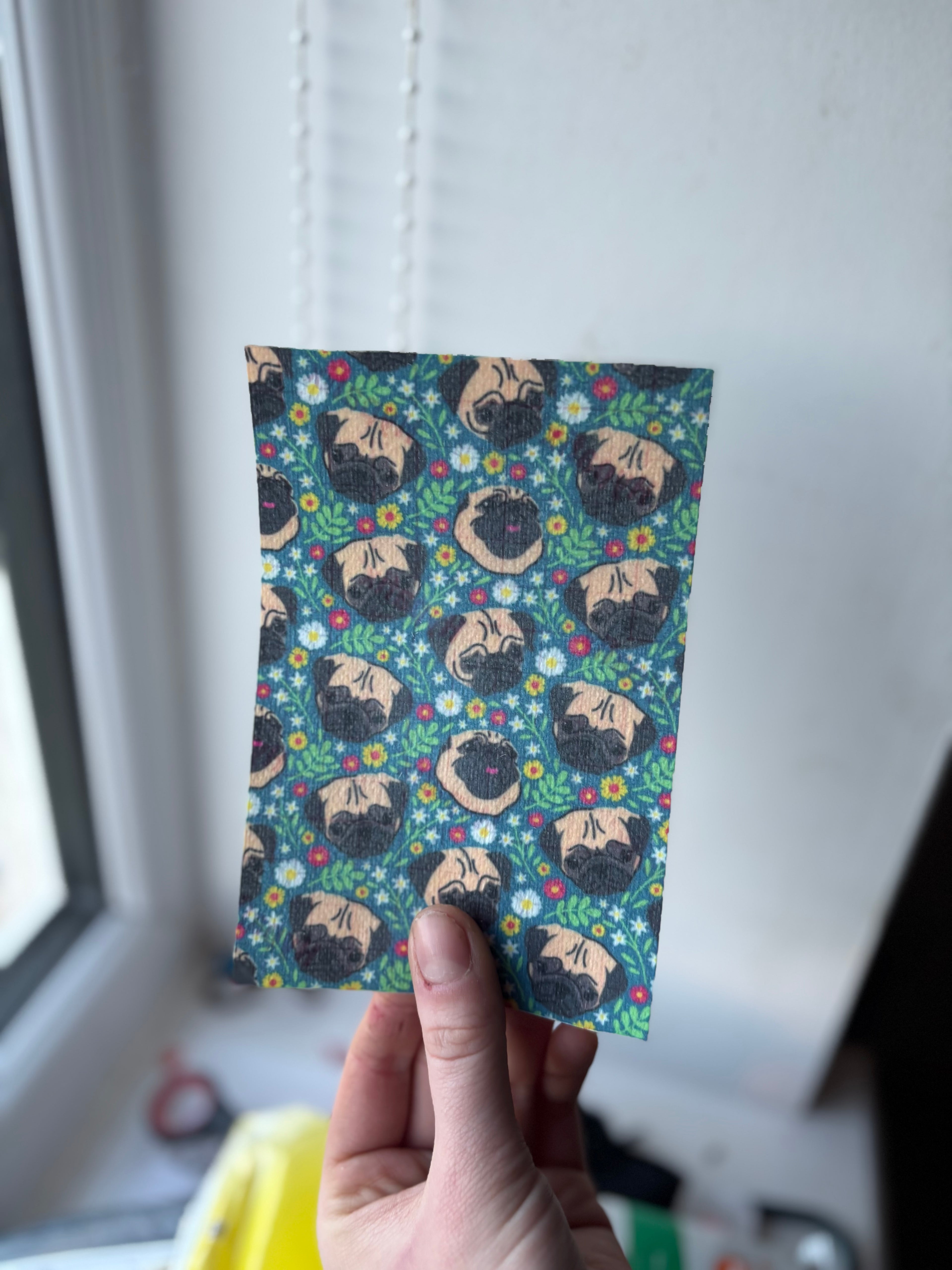 Floral pug tubie tape | medical retention tape | ng, oxygen, stoma