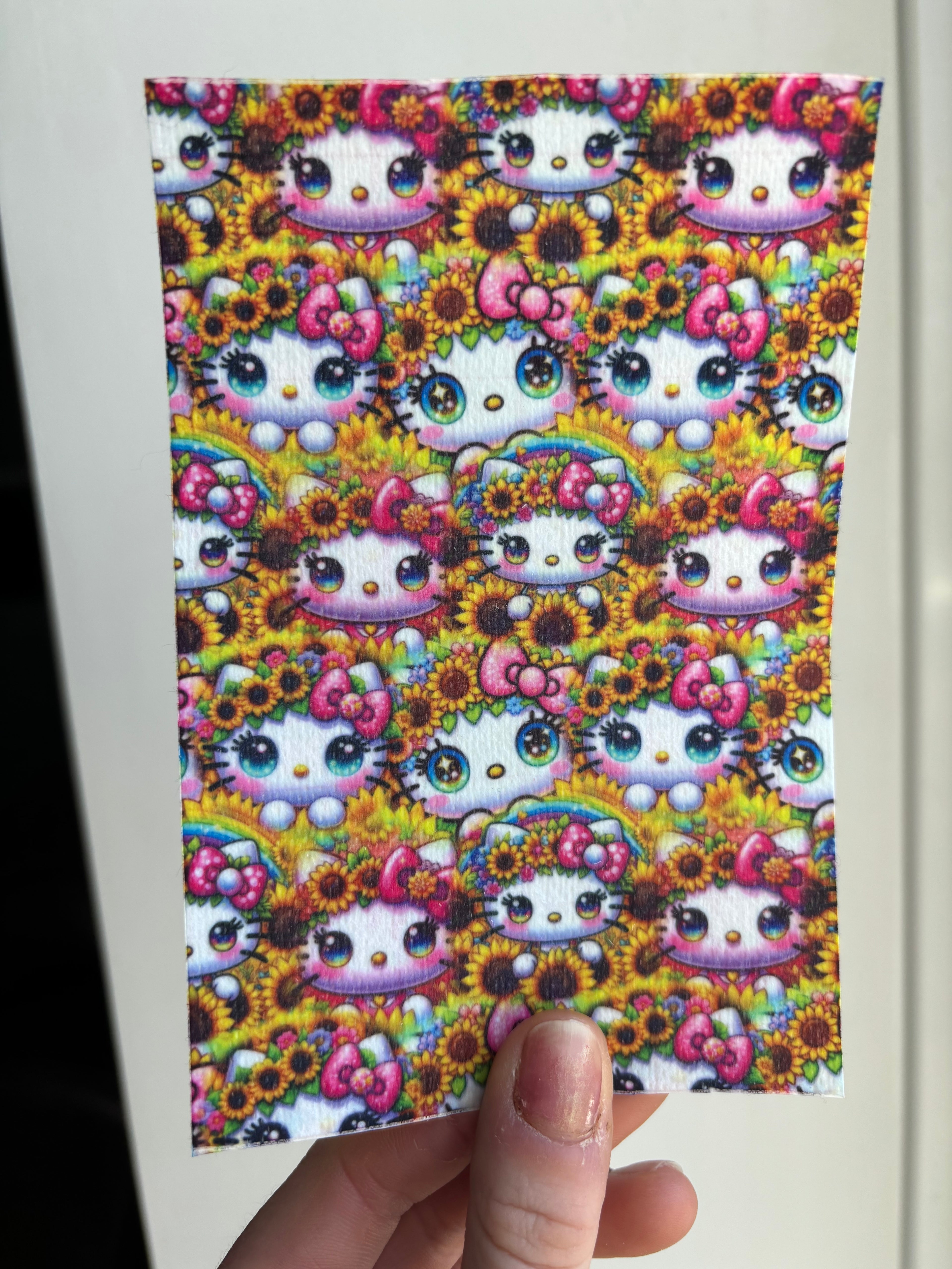 Flower kitty tubie tape | medical retention tape | ng, oxygen, stoma