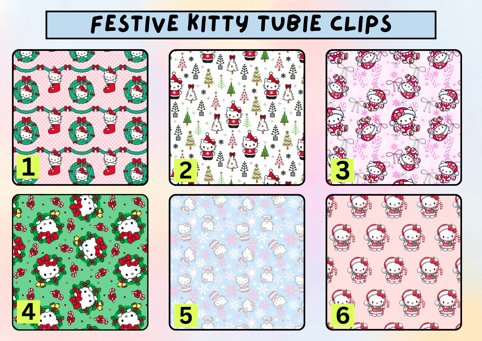 Festive kitty tubie clip - MULTIPLE PATTERNS - absorbent soft g tube cover - stoma, catheter, feeding tube