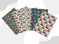 Christmas raccoon tubie tape | medical retention tape | ng, oxygen, stoma