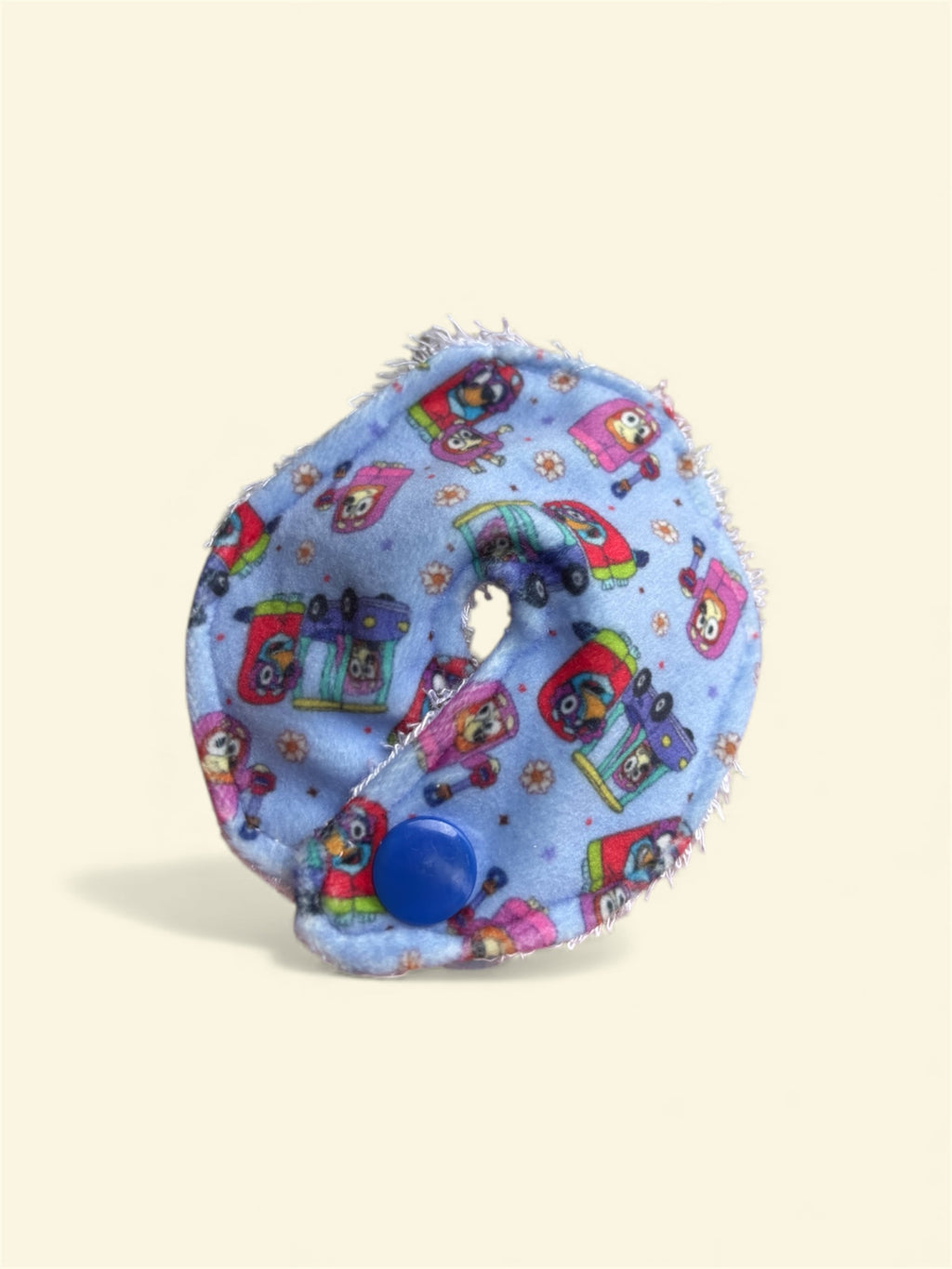 Spring heeler tummy pad - MULTIPLE PATTERNS - absorbent soft g tube cover - stoma, catheter, feeding tube