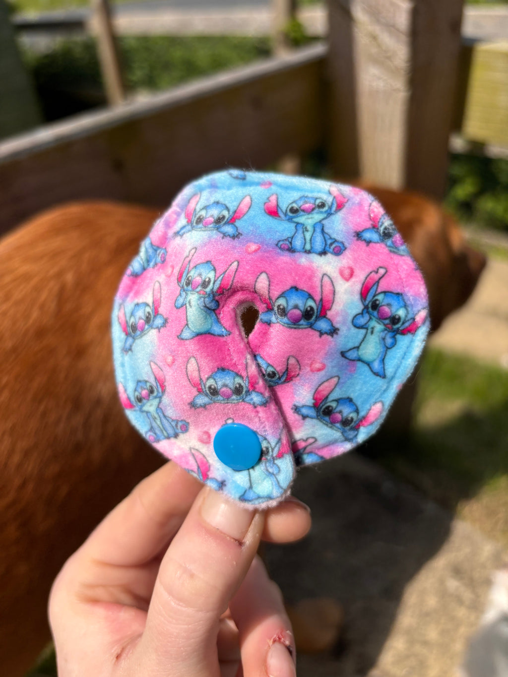 Colourful blue Alien tummy pad | medical retention tape | ng, oxygen, stoma