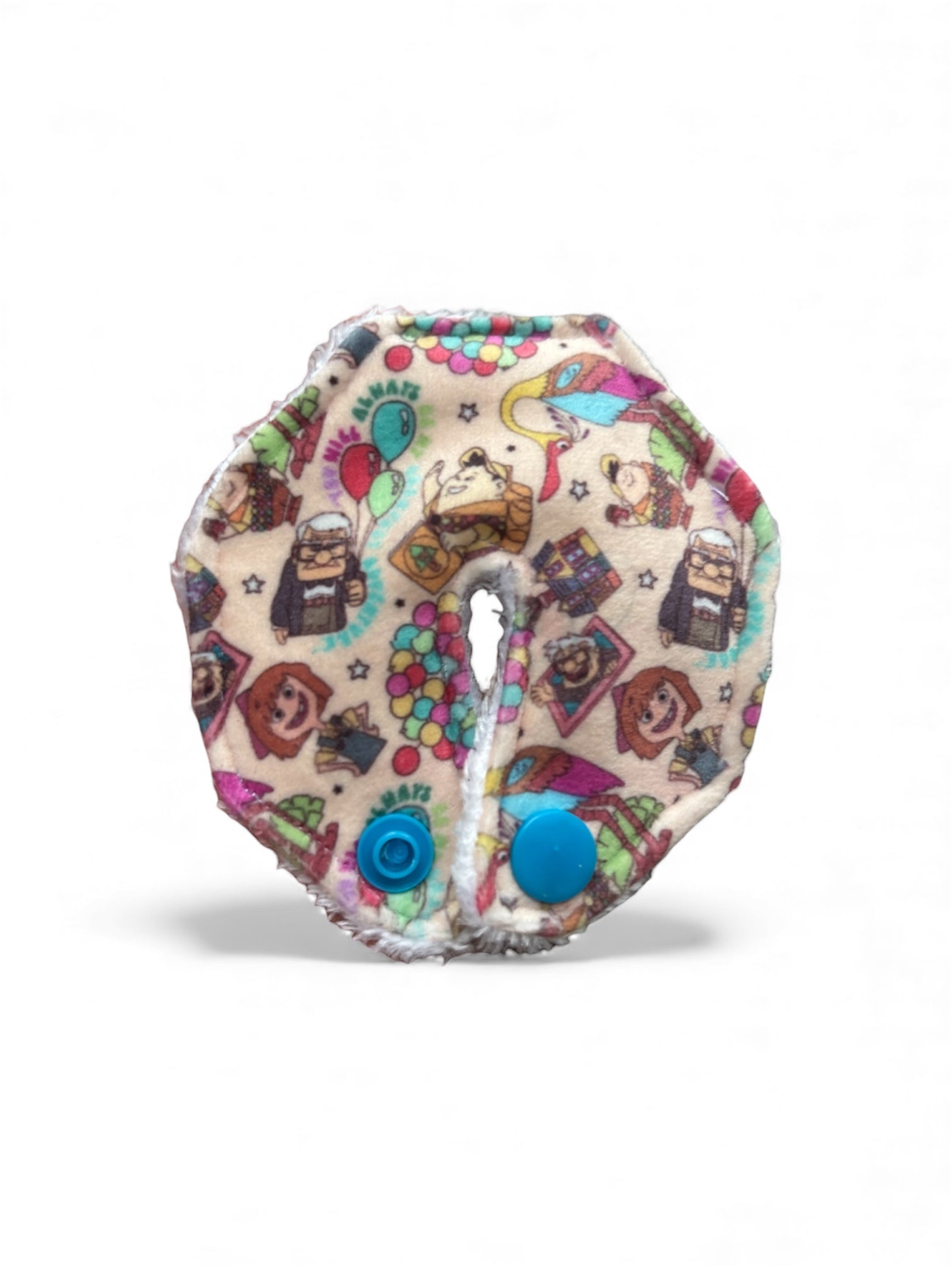 Balloon house tummy pad - MULTIPLE PATTERNS - absorbent soft g tube cover - stoma, catheter, feeding tube