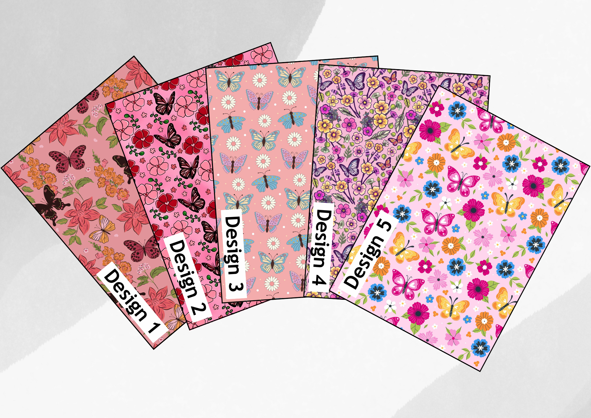 Pink floral butterflies tubie tape | medical retention tape | ng, oxygen, stoma