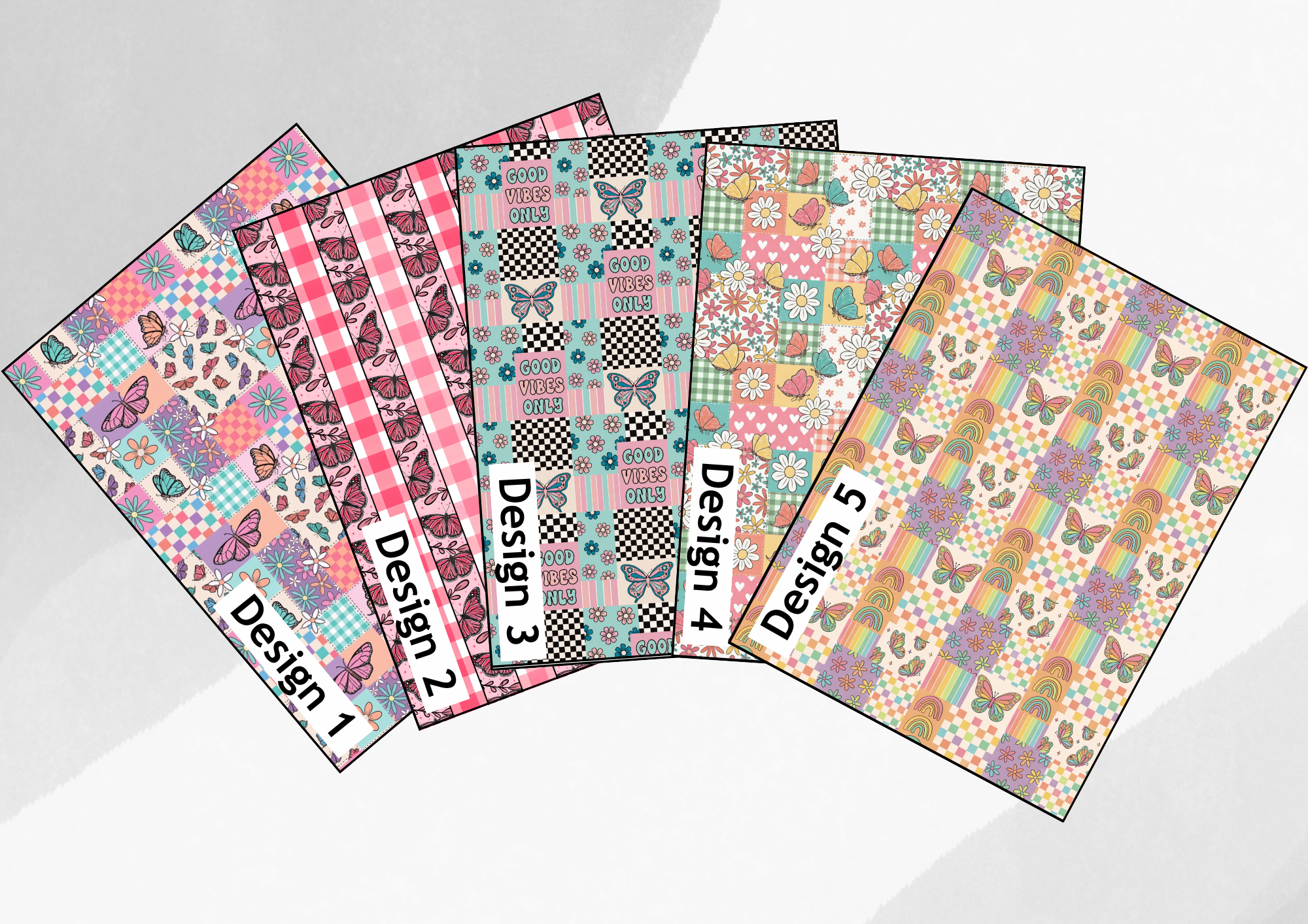 Patchwork butterflies tubie tape | medical retention tape | ng, oxygen, stoma