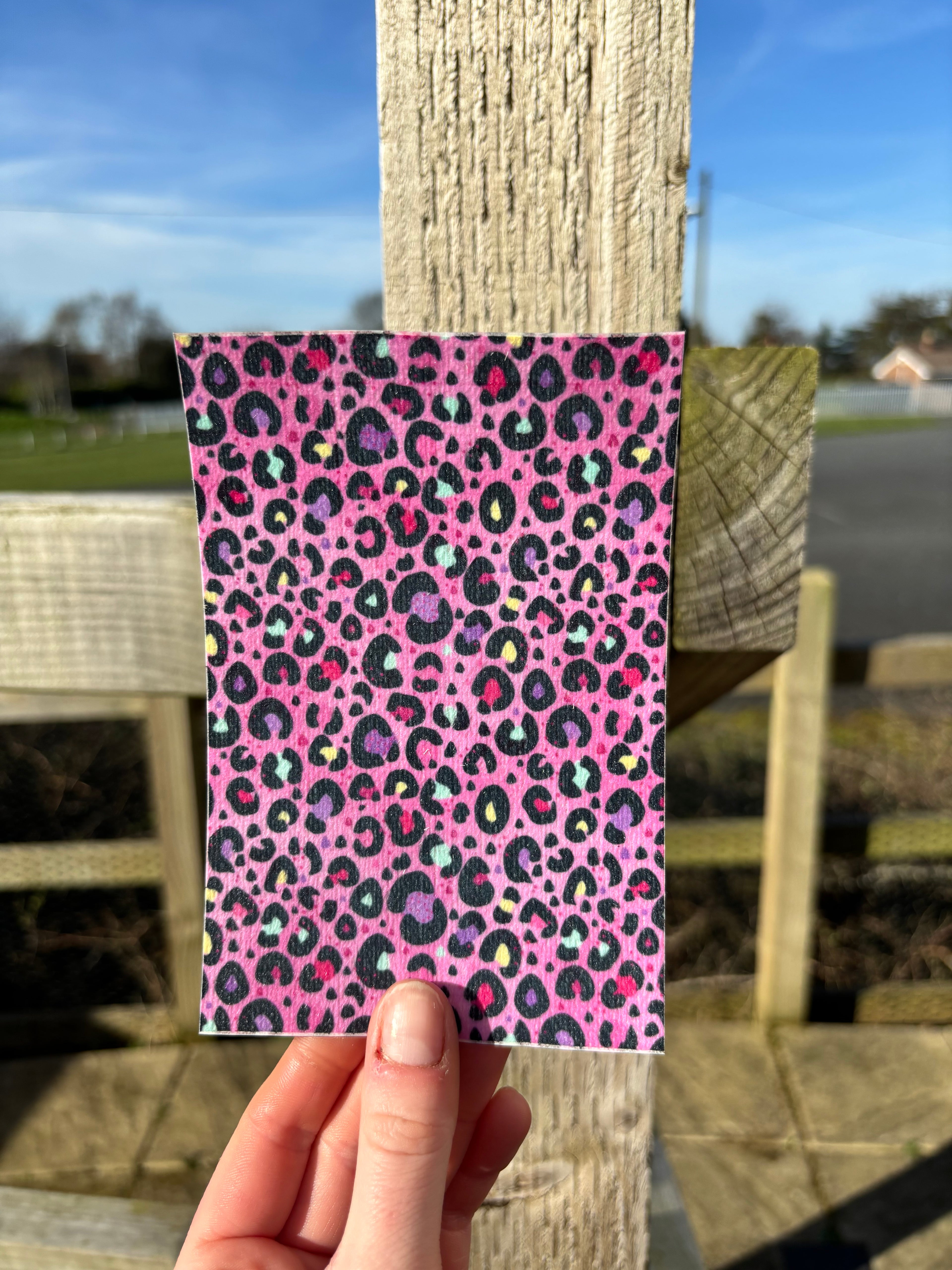 Leopard print tubie tape | medical retention tape | ng, oxygen, stoma