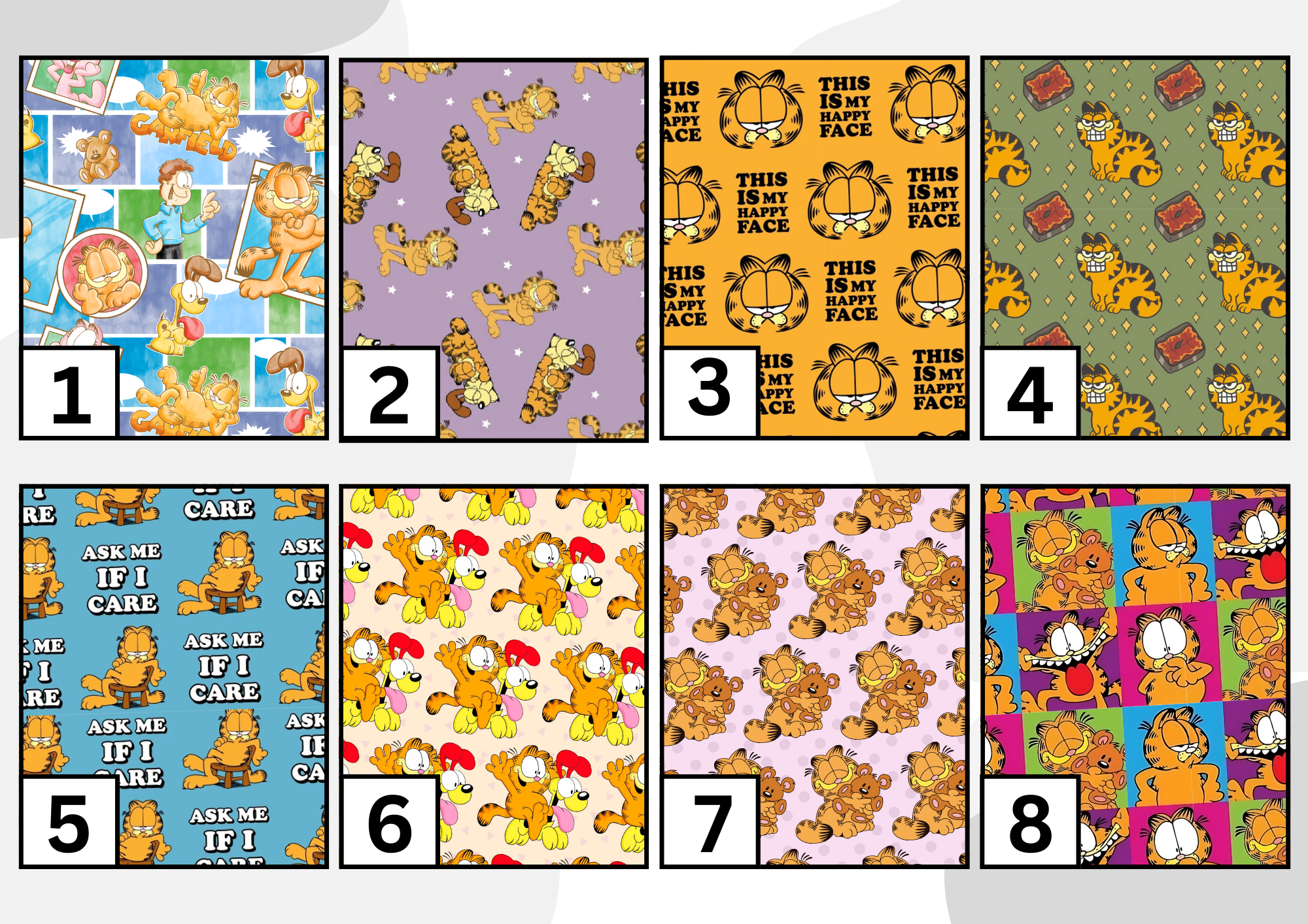 Orange cat cartoon tubie set - MULTIPLE PATTERNS - absorbent soft line cover and matching clip