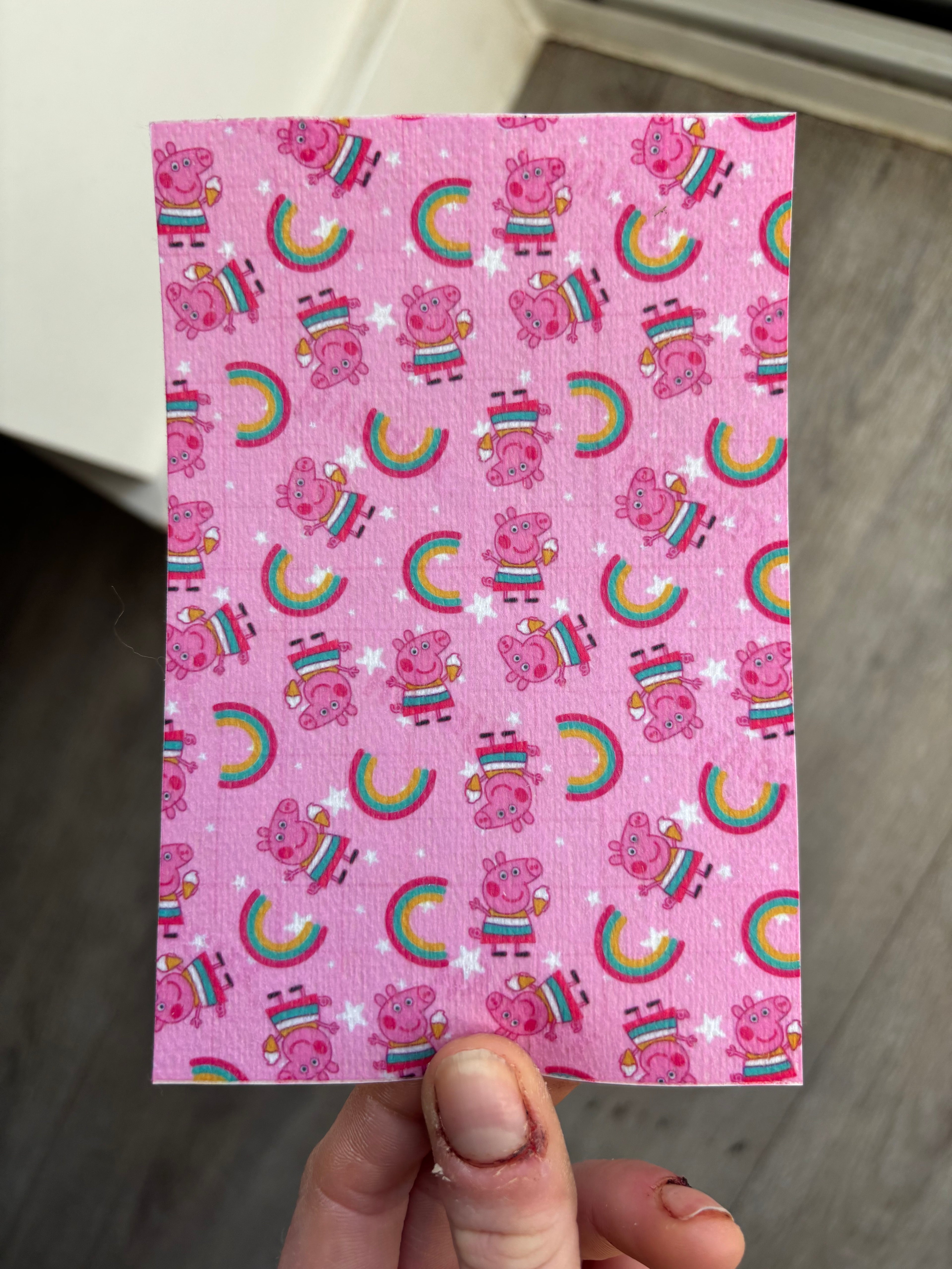 pink pig summer tubie tape | medical retention tape | ng, oxygen, stoma