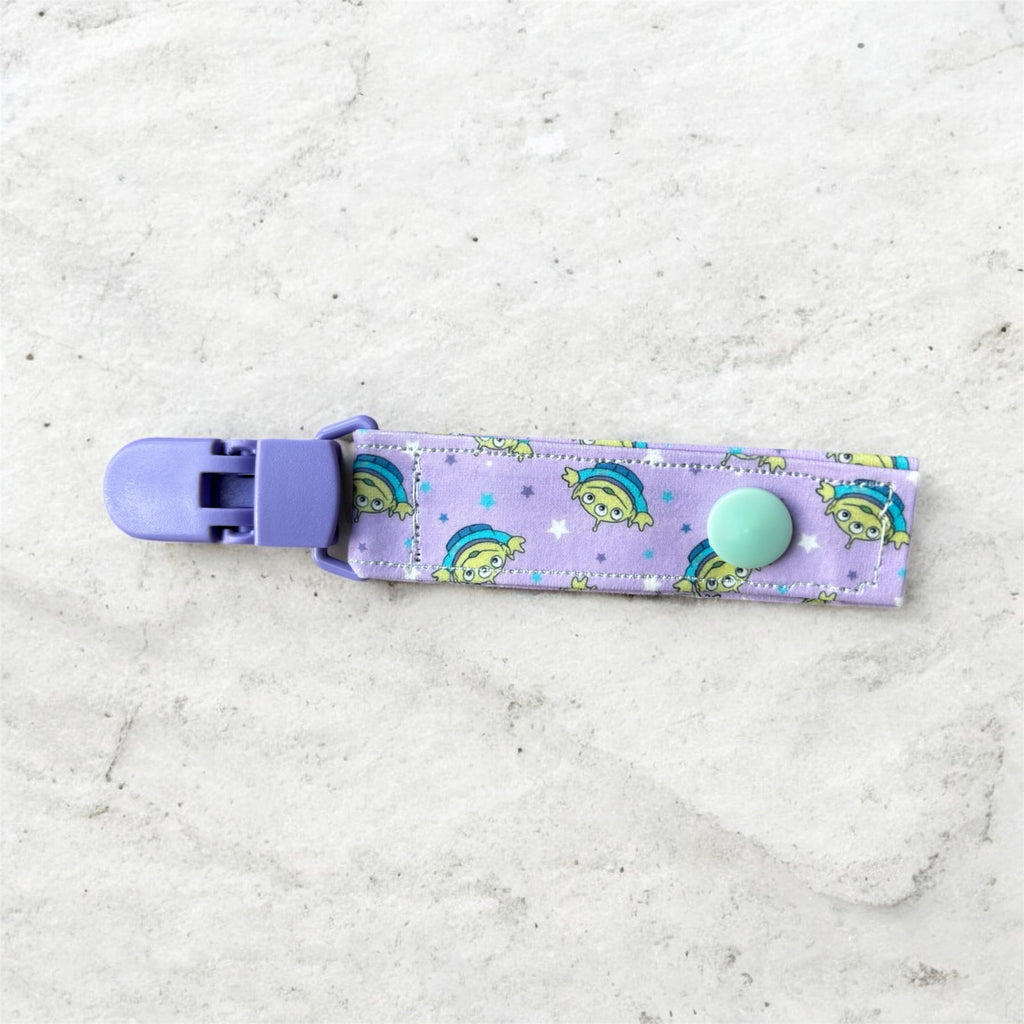 Toy aliens tubie clip - MULTIPLE PATTERNS - absorbent soft g tube cover - stoma, catheter, feeding tube