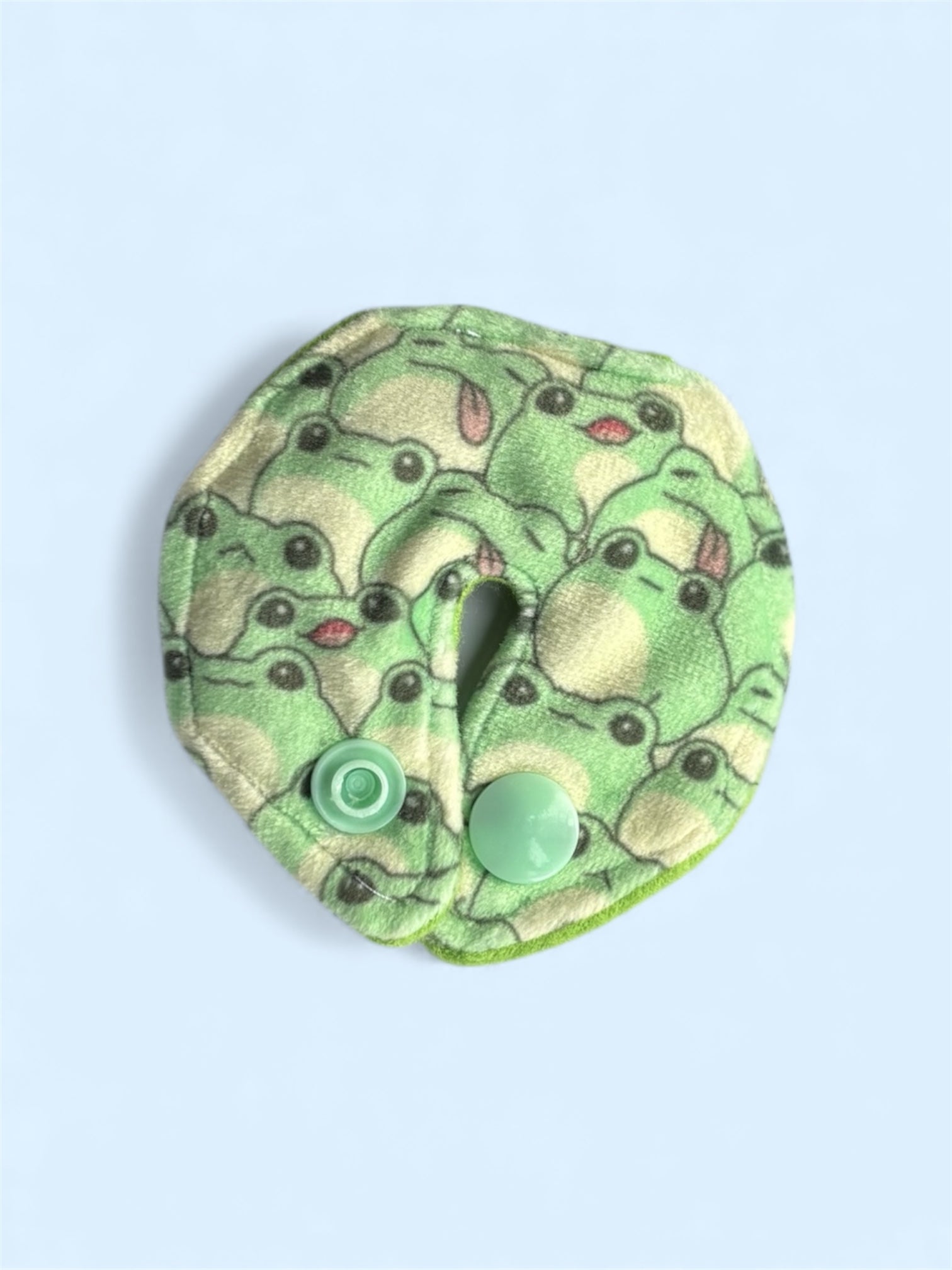 Frog friends tummy pad - MULTIPLE PATTERNS - absorbent soft g tube cover - stoma, catheter, feeding tube