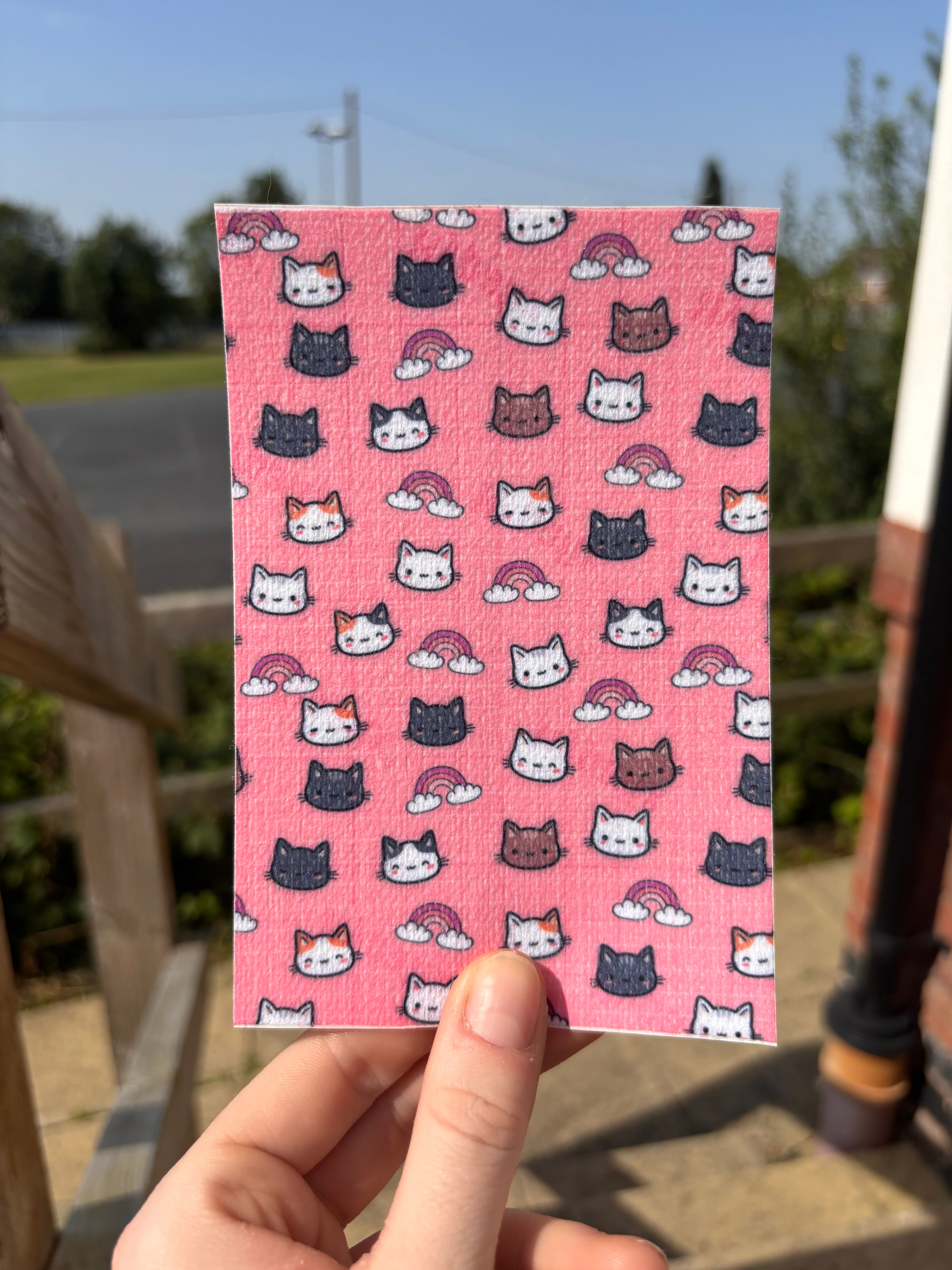 Pink cats tubie tape | medical retention tape | ng, oxygen, stoma
