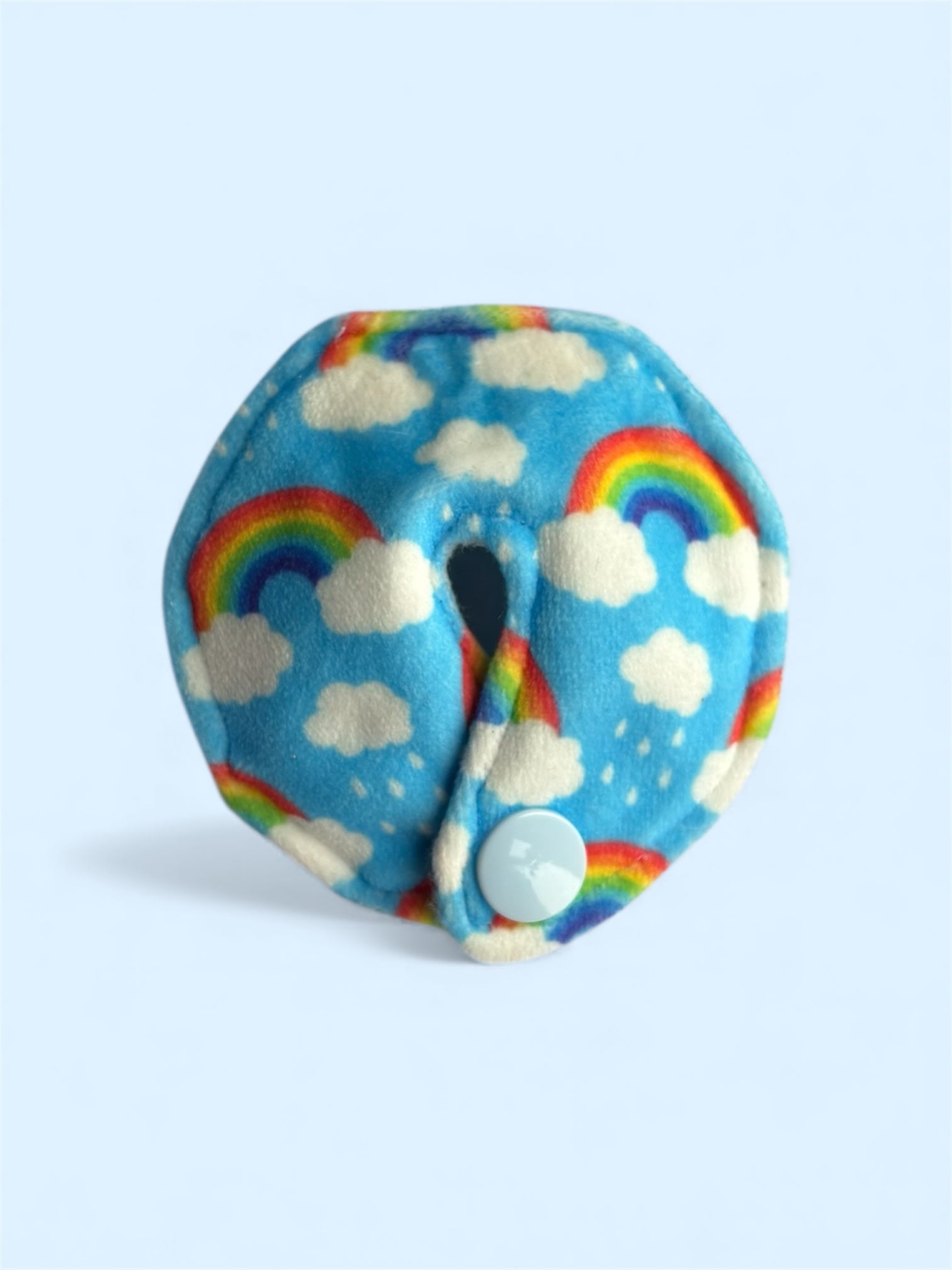 colourful storms tummy pad - MULTIPLE PATTERNS - absorbent soft g tube cover - stoma, catheter, feeding tube