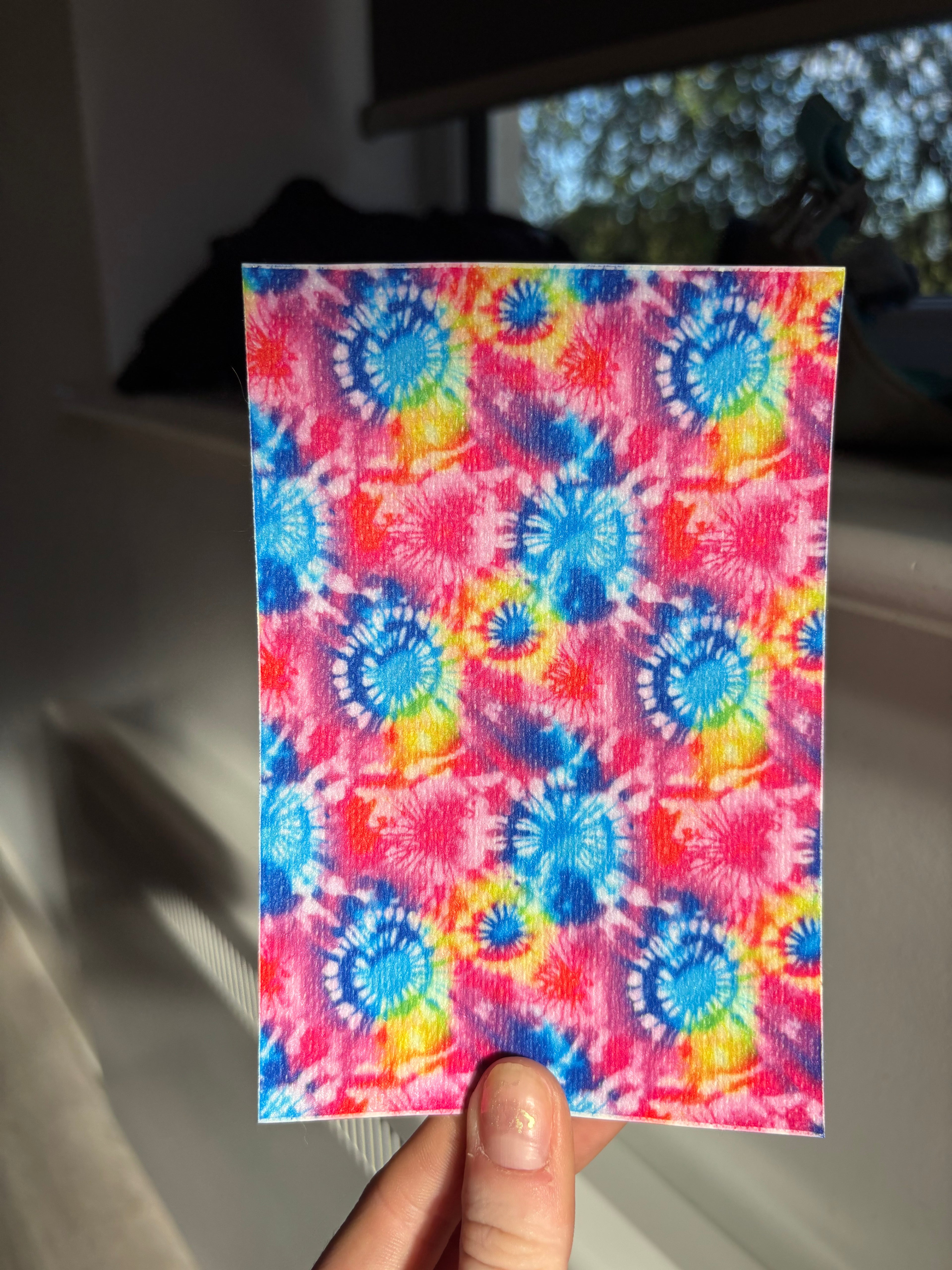 Rainbow tie dye tubie tape | ng tube, nj tube, oxygen tube, hypafix, medical tape