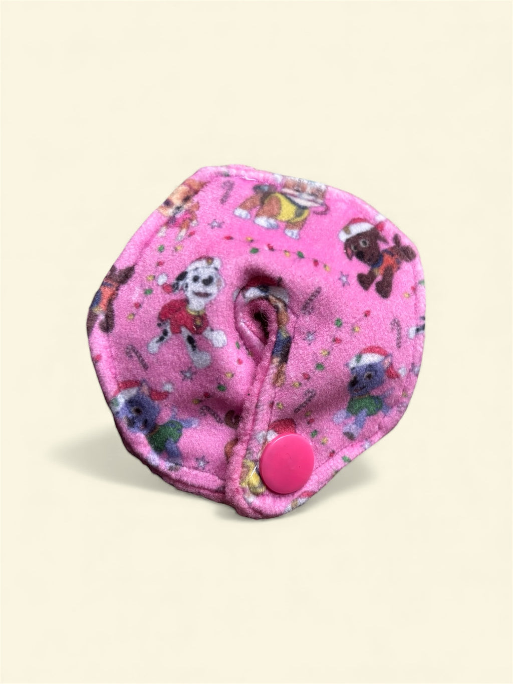 Holiday hero dogs tummy pad - MULTIPLE PATTERNS - absorbent soft g tube cover - stoma, catheter, feeding tube