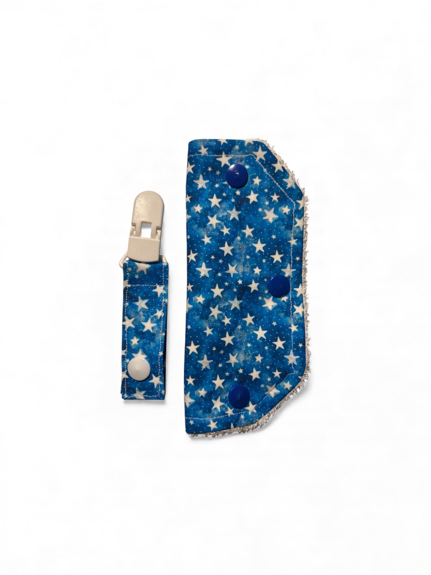 Brightest stars tubie set - MULTIPLE PATTERNS - absorbent soft line cover and matching clip