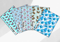 Blue butterflies tubie tape | medical retention tape | ng, oxygen, stoma