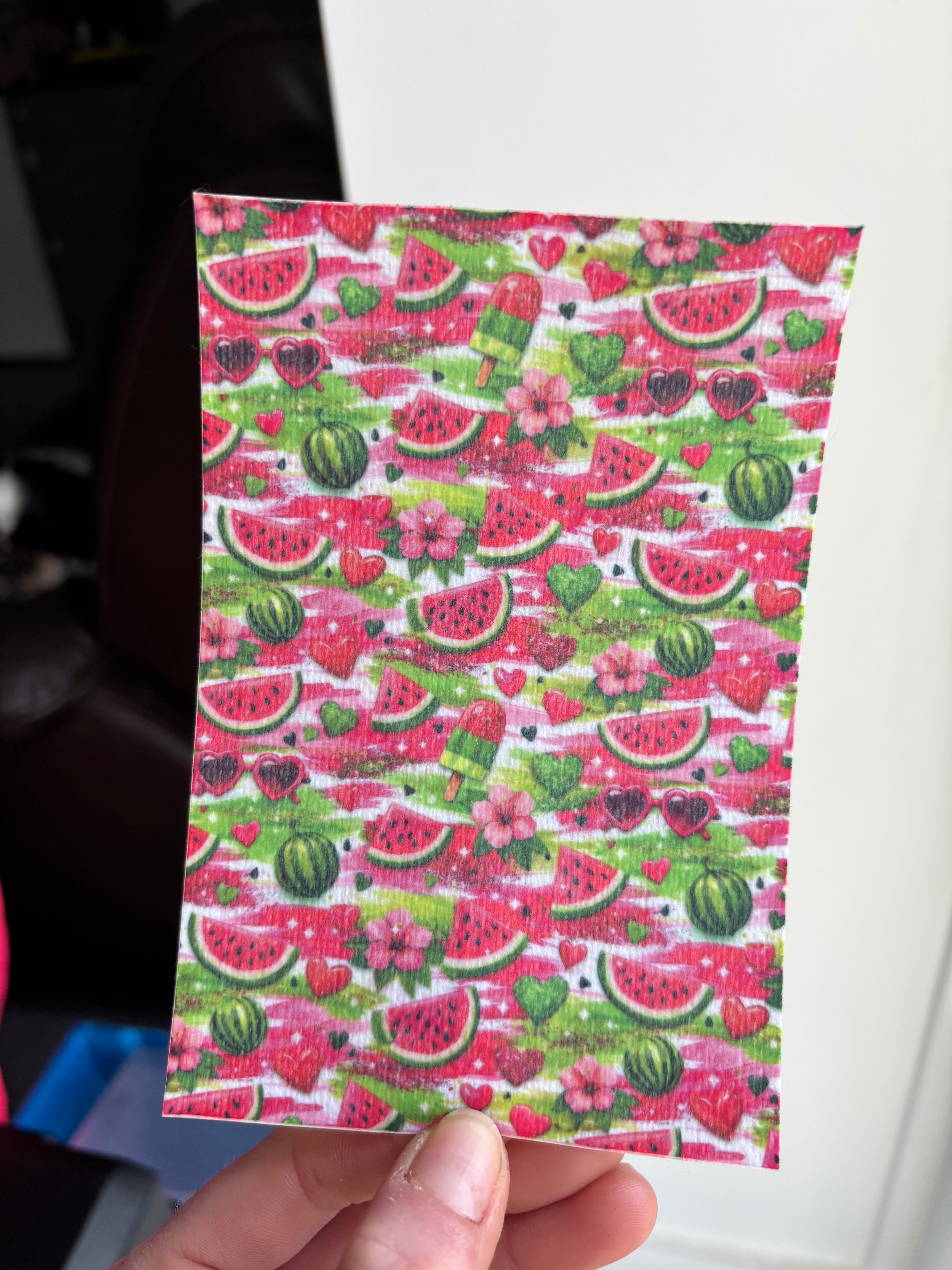 Watermelon summer tubie tape | medical retention tape | ng, oxygen, stoma