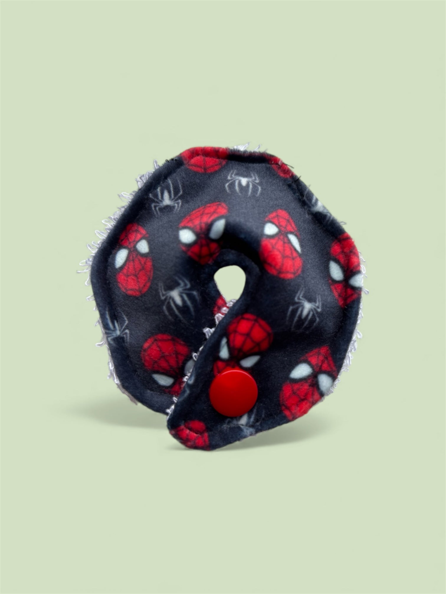 Spider guy tummy pad - MULTIPLE PATTERNS - absorbent soft g tube cover - stoma, catheter, feeding tube