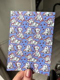 Blue spotty dogs tubie tape | medical retention tape | ng, oxygen, stoma
