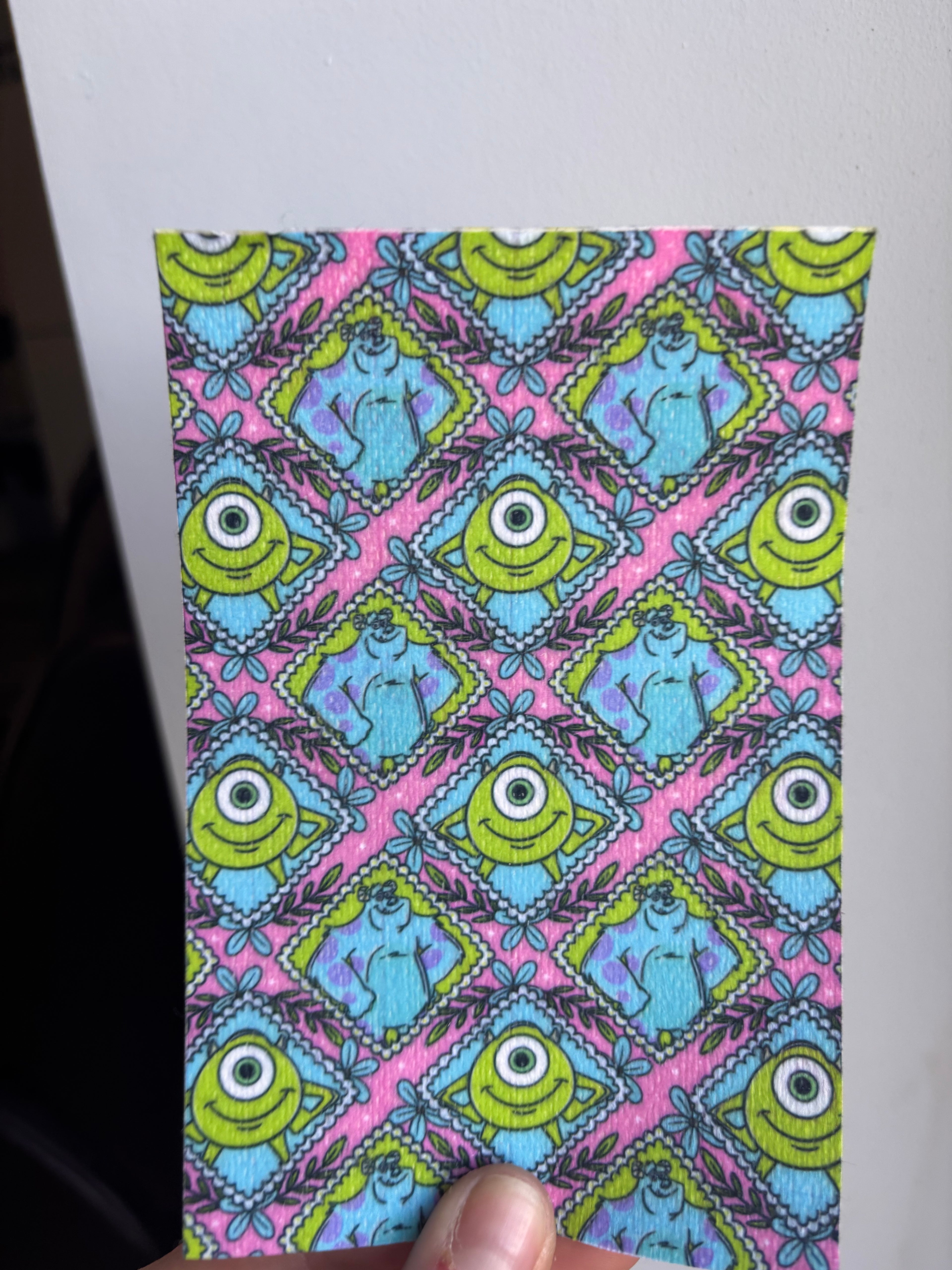Pink monster scarers tubie tape | medical retention tape | ng, oxygen, stoma