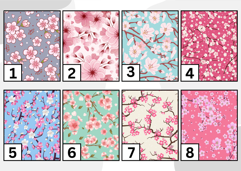 Cherry blossom port/valve cover - MULTIPLE PATTERNS - absorbent soft line cover