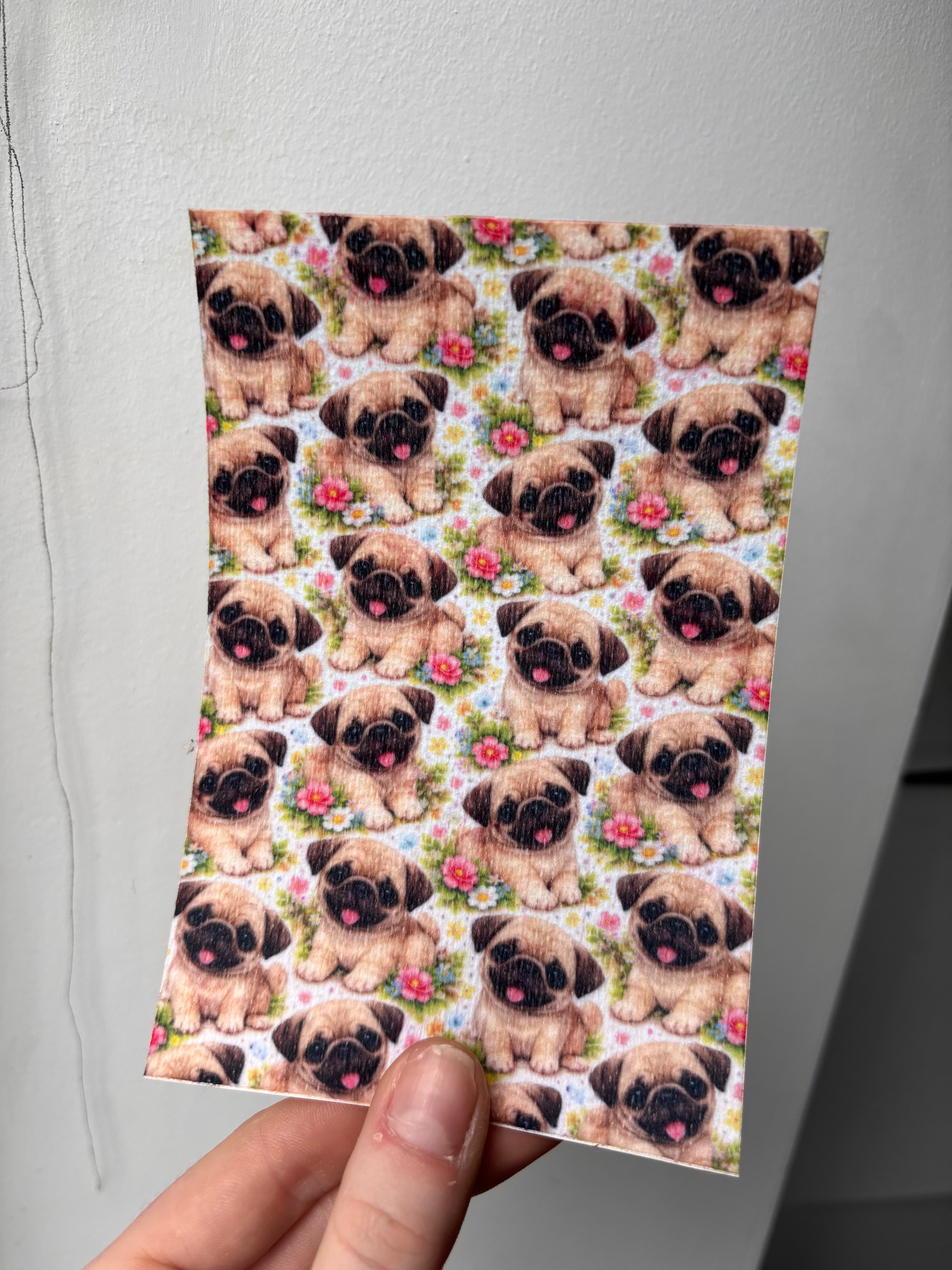 Floral pug tubie tape | medical retention tape | ng, oxygen, stoma