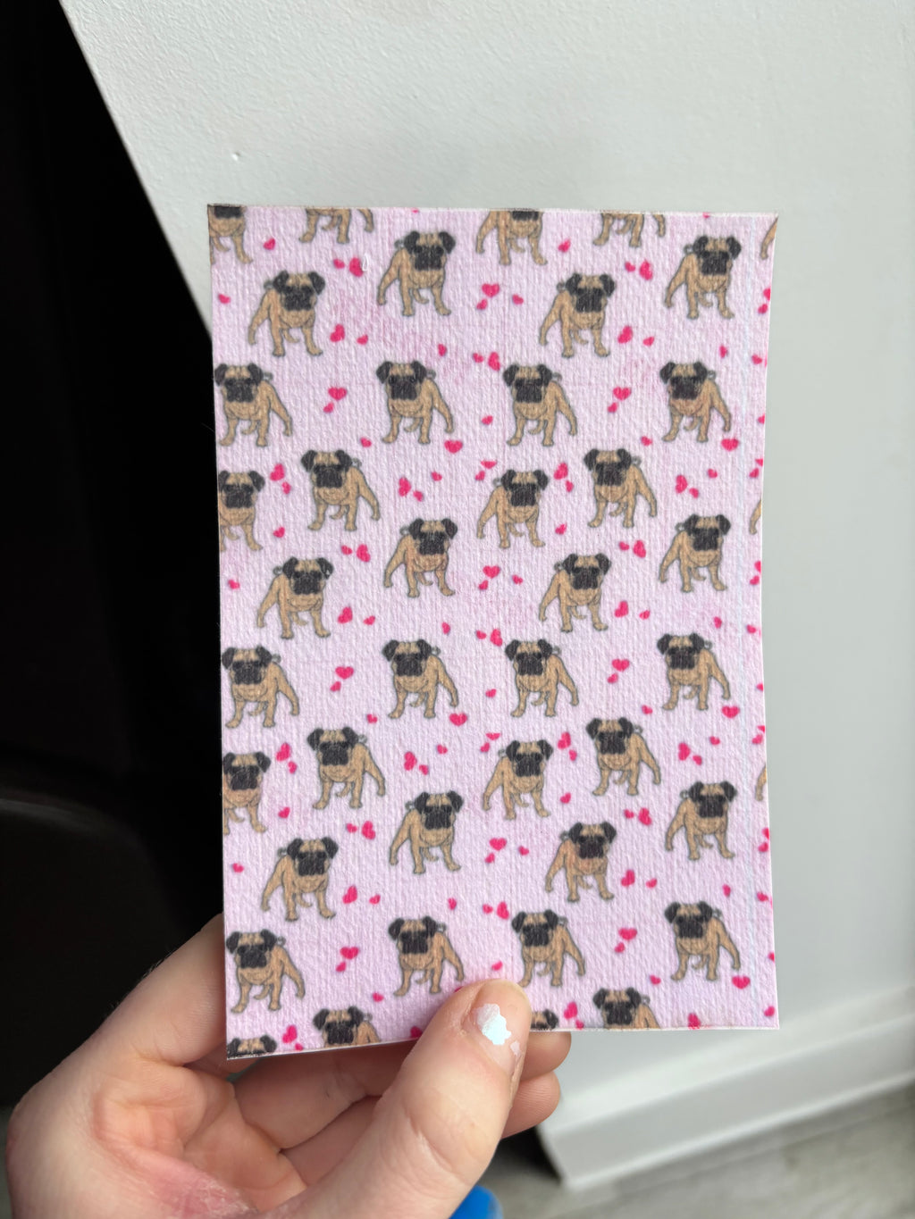Pug hearts tubie tape | medical retention tape | ng, oxygen, stoma (Copy)