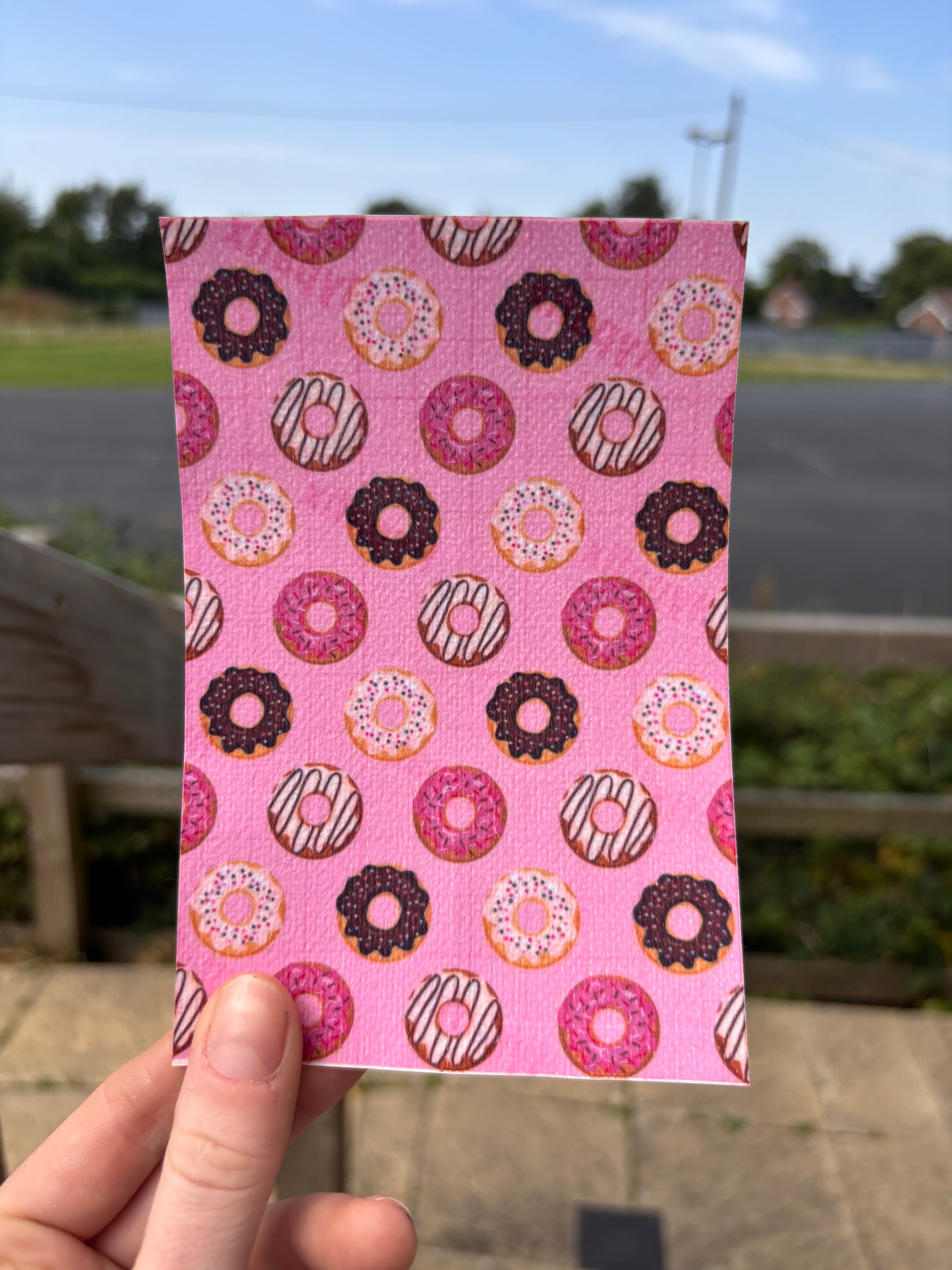 Pink donuts tubie tape | medical retention tape | ng, oxygen, stoma
