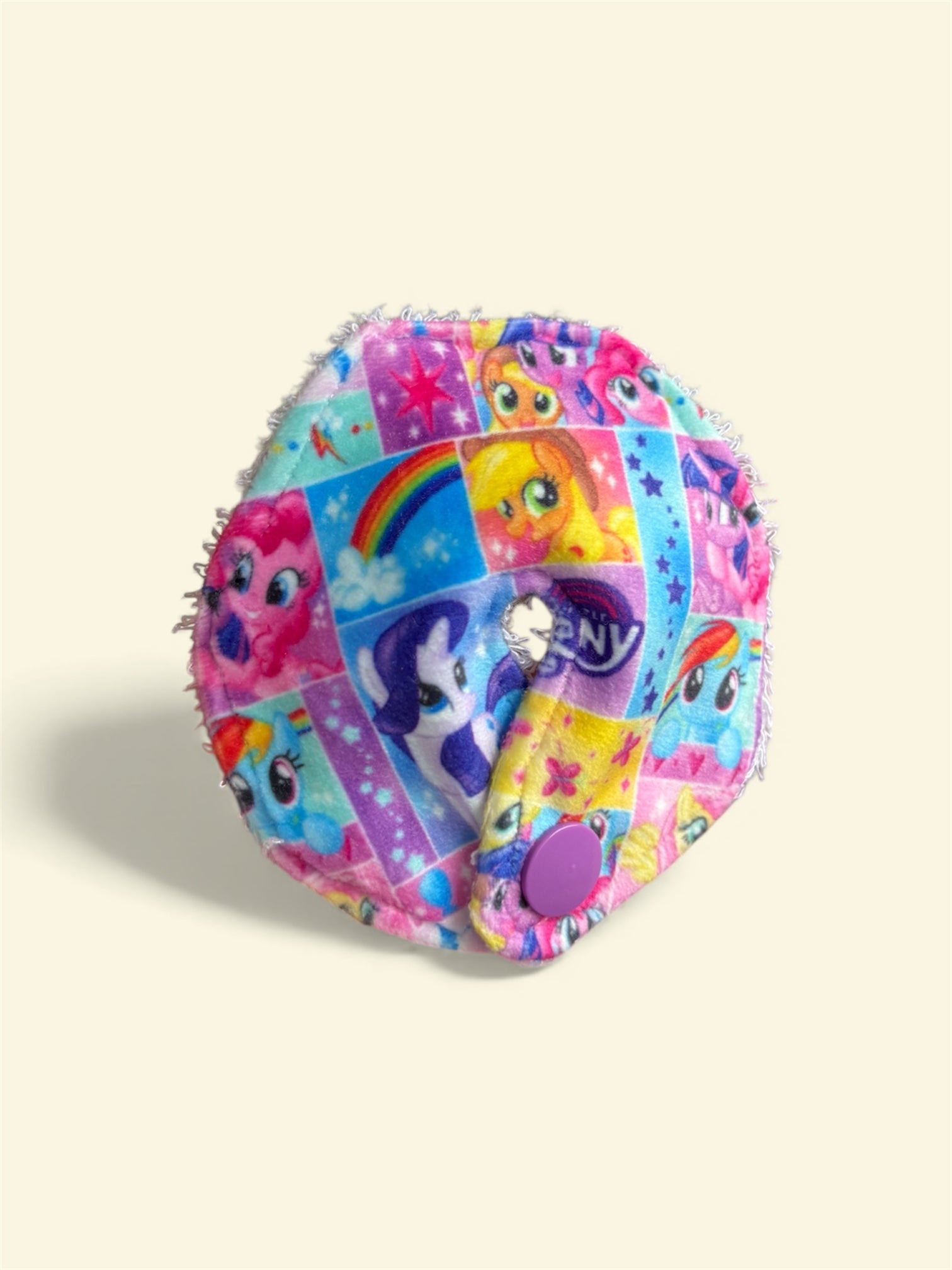 Pony pals tummy pad - MULTIPLE PATTERNS - absorbent soft g tube cover - stoma, catheter, feeding tube